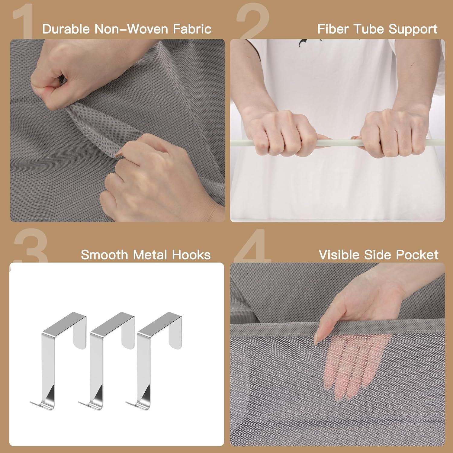 Organizador de Zapatos Criusia Colgante 16-24 Pares Gris