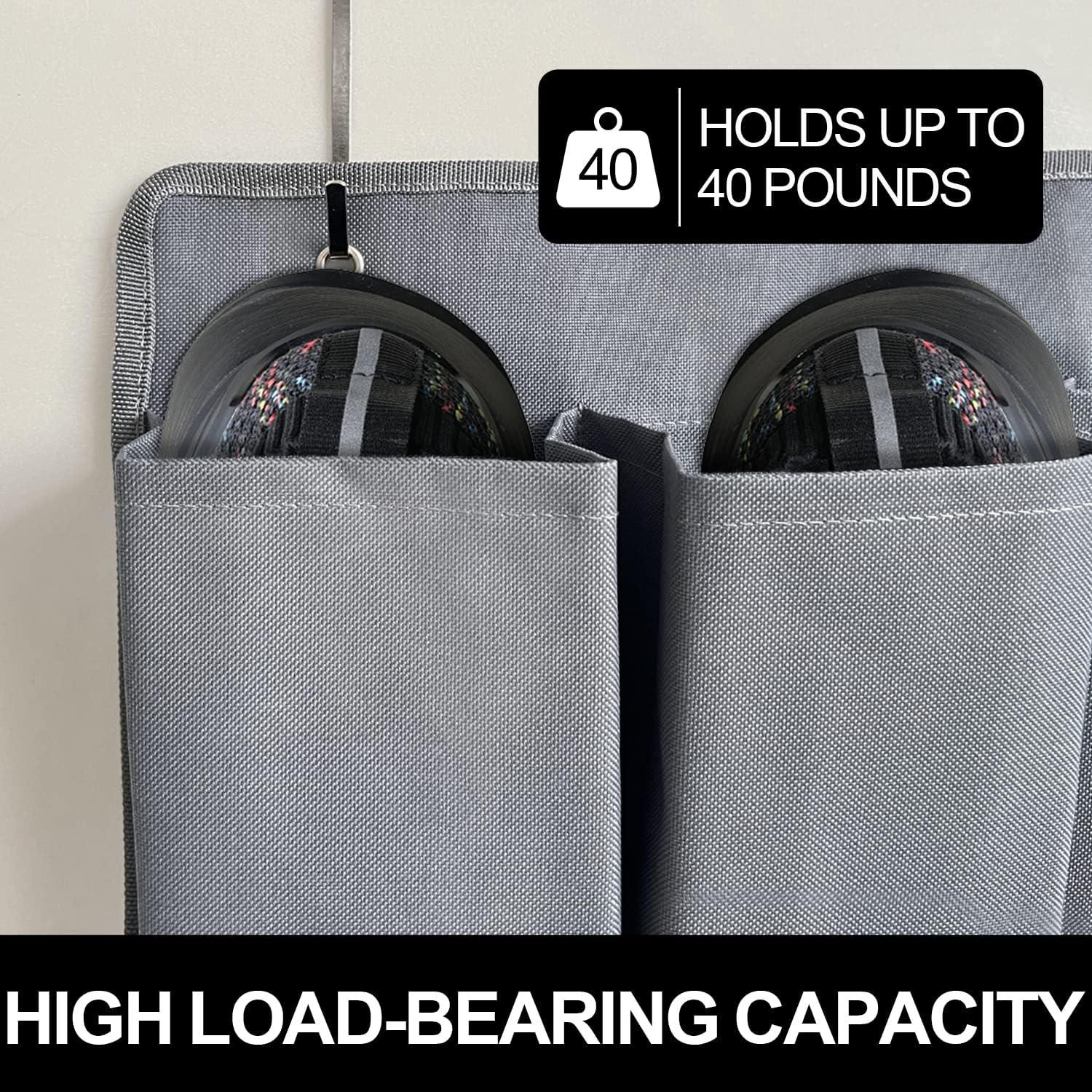 Organizador de Zapatos Colgante RVZONE 10 Bolsillos Gris