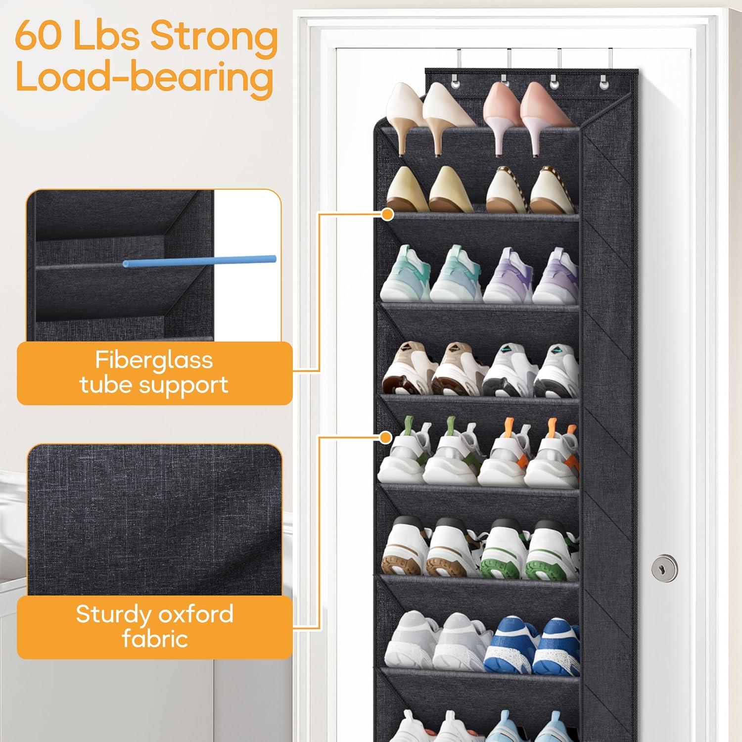 Organizador de Zapatos KIMBORA 10 Niveles Negro para 20 Pares