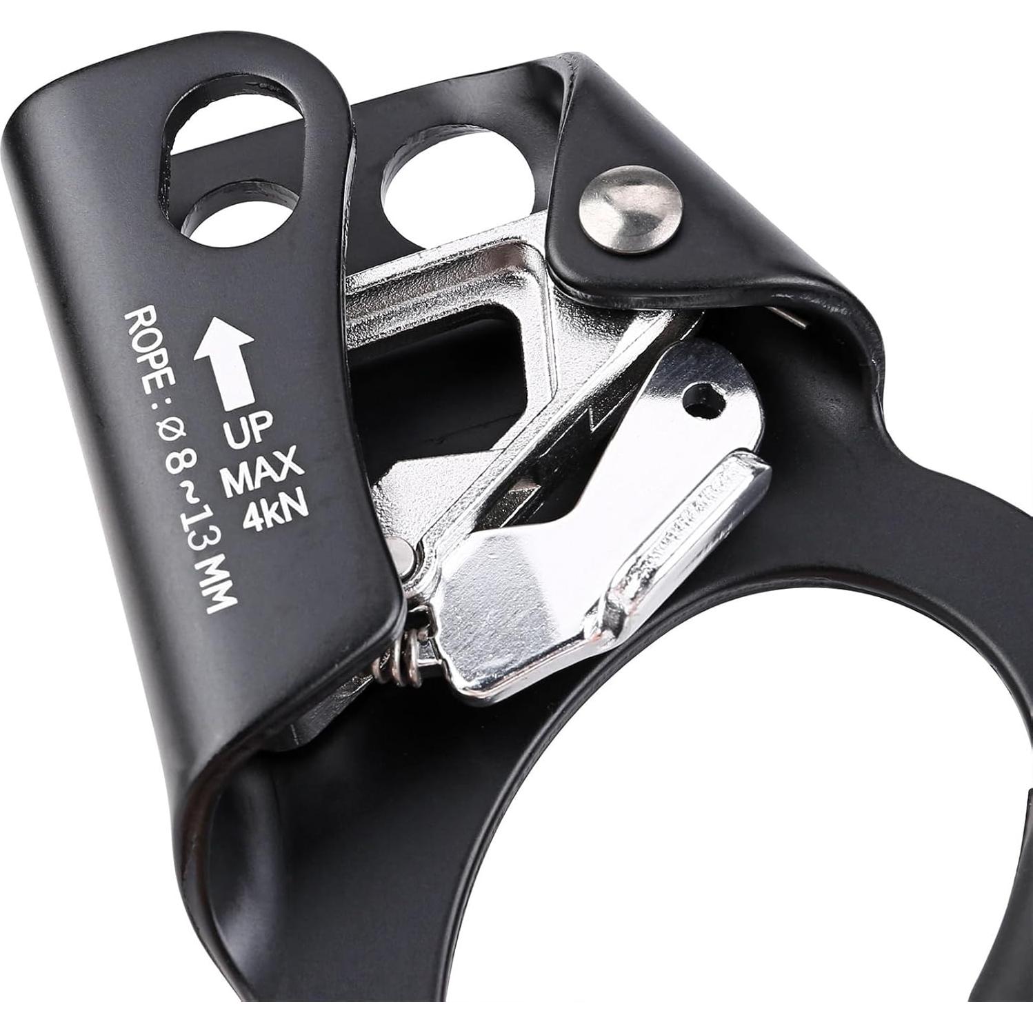 Ascensor de mano QKURT para escalada 8-13mm, ligero