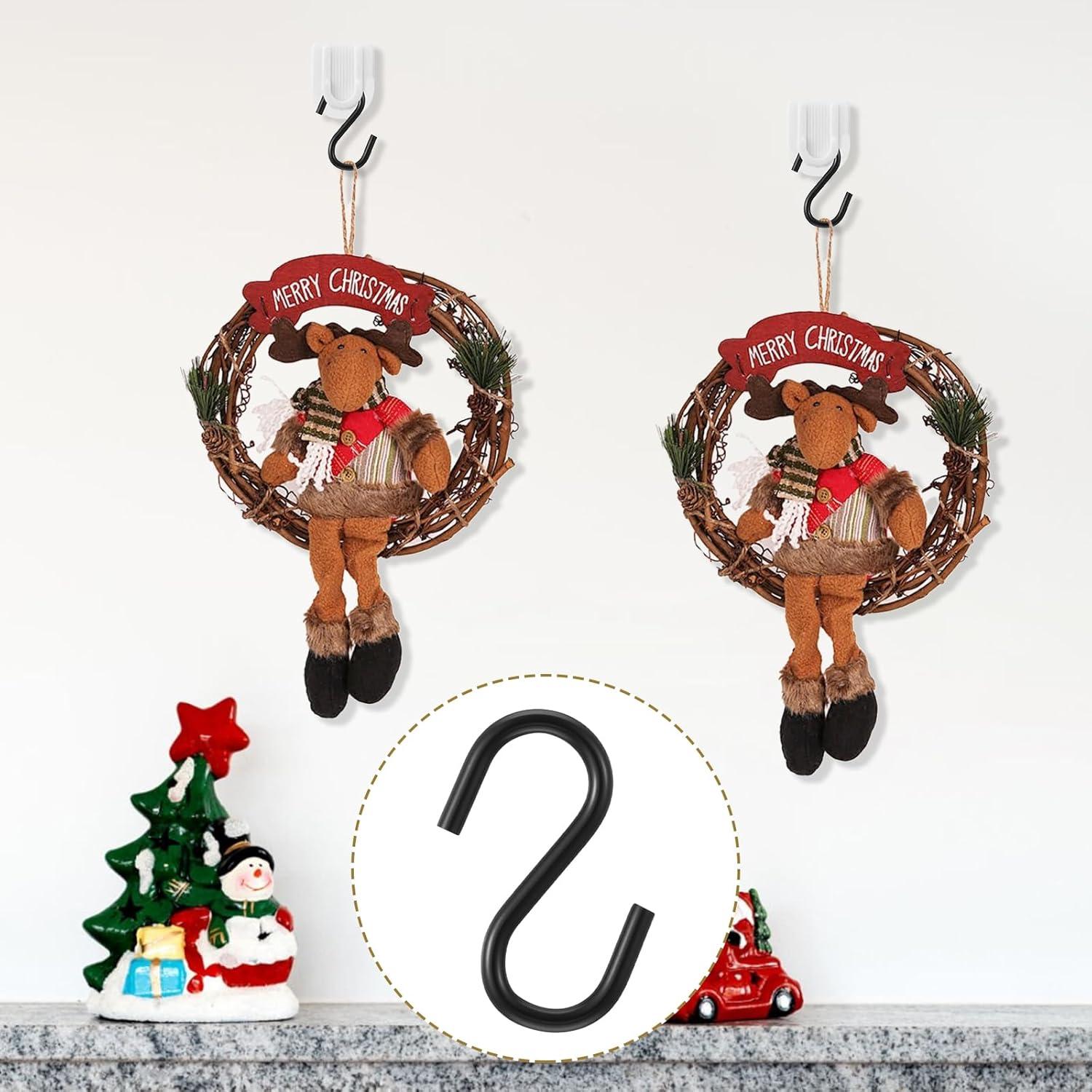 50 Ganchos S Mini de Acero Inoxidable 2.5 cm para Manualidades