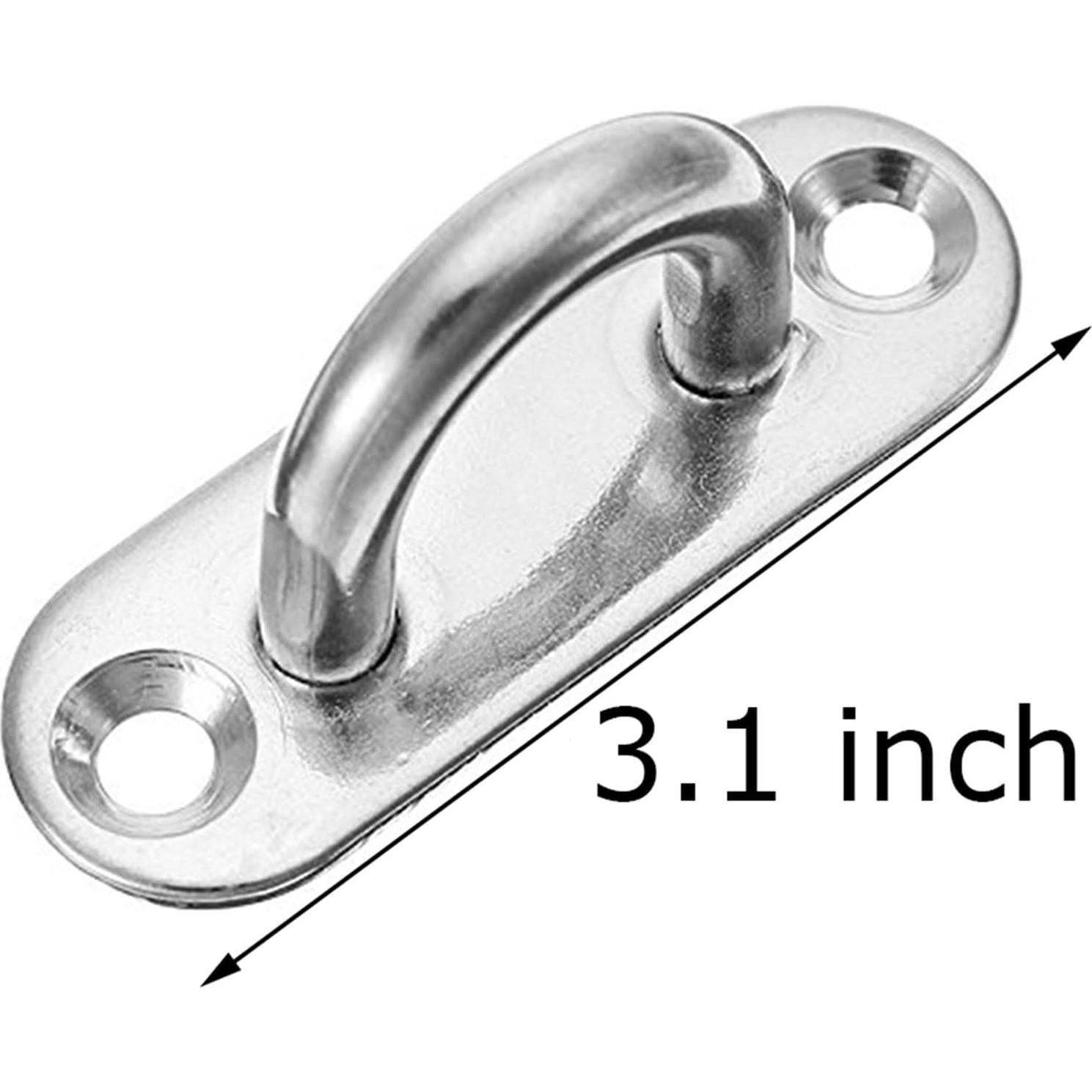 Ganchos de Techo Hulless 4 Pcs Acero Inoxidable 304 7.87 cm