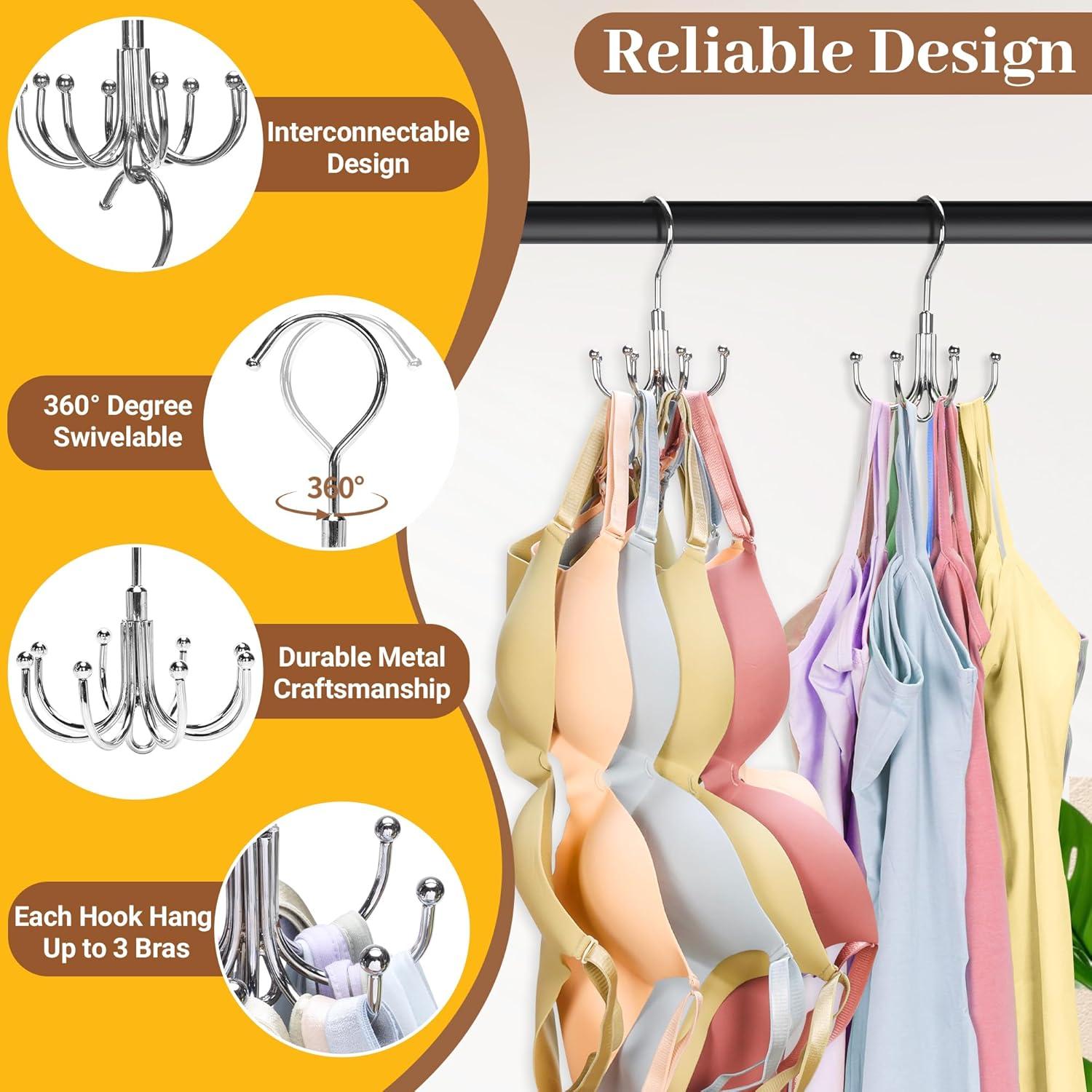 Perchas Apilables Jolliq de Acero Inoxidable - 2 Paquetes