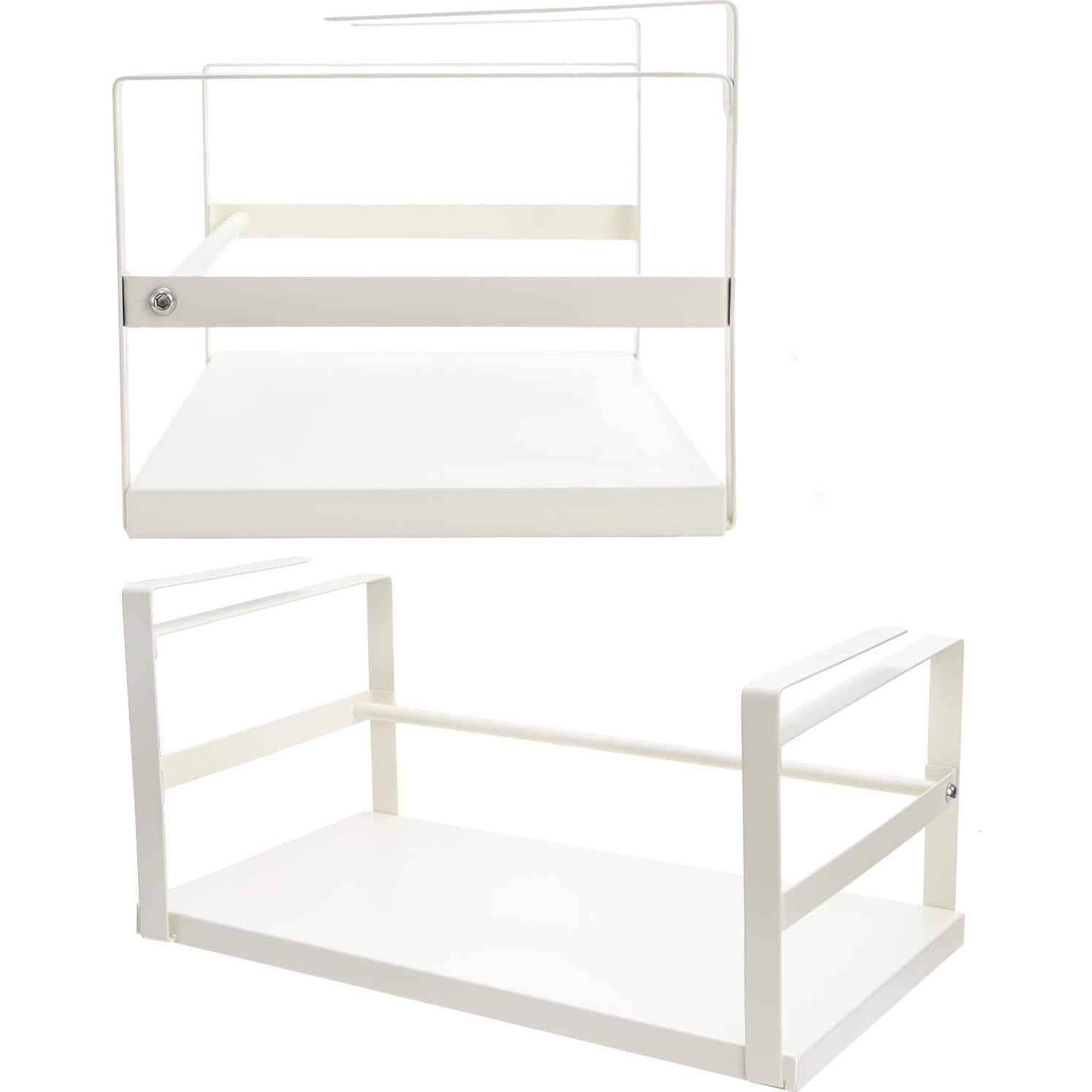 Canasta de Almacenamiento Bajo Estante Tebery 2 Piezas Metal