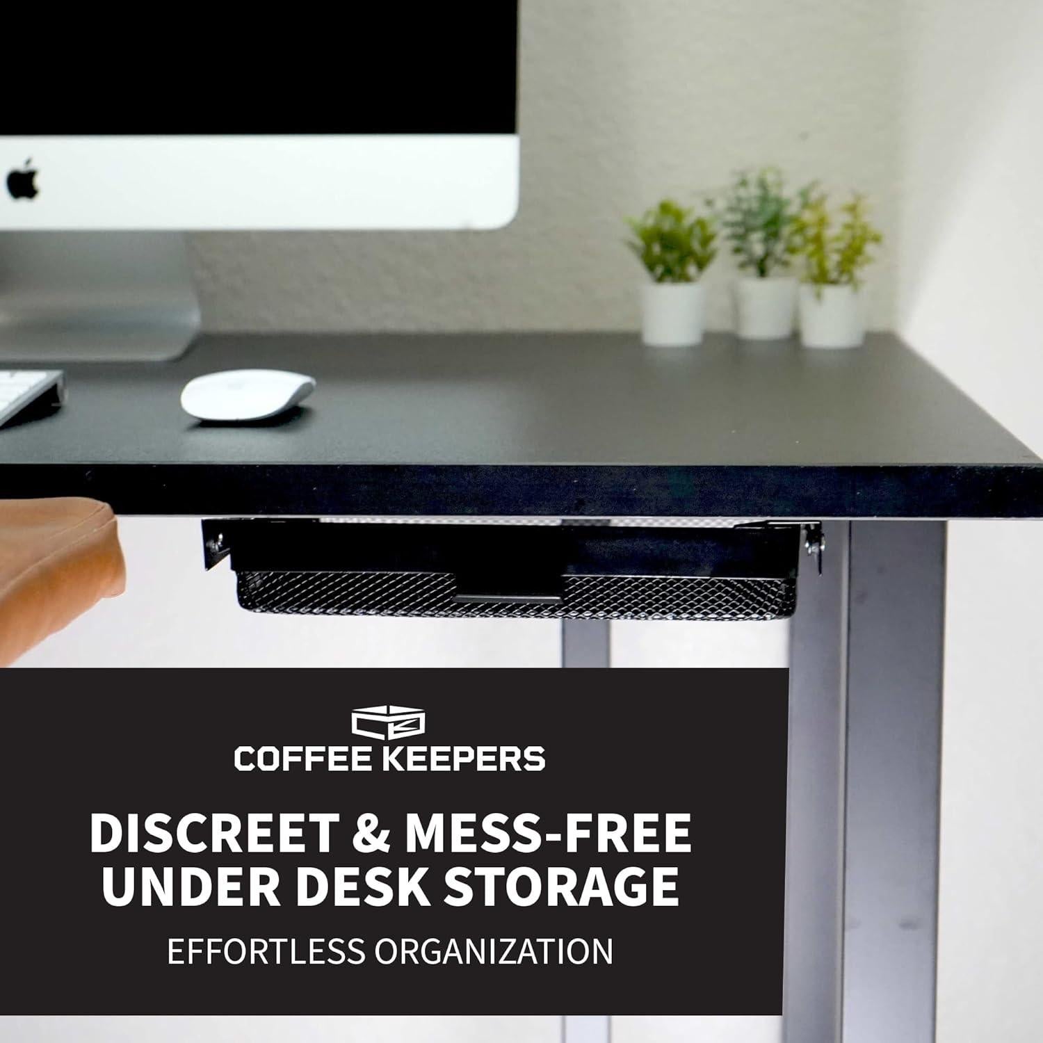 Organizador Bajo Gabinete Coffee Keepers 28x25.4x6.35cm Negro