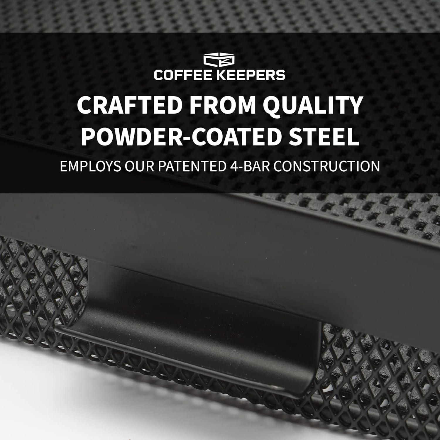 Organizador Bajo Gabinete Coffee Keepers 28x25.4x6.35cm Negro