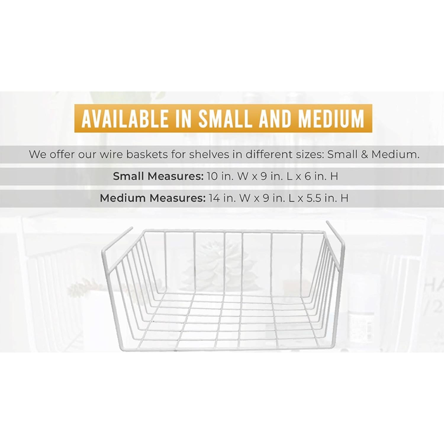 Organizador de Almacenamiento Bajo Estante YBM Home Mediano