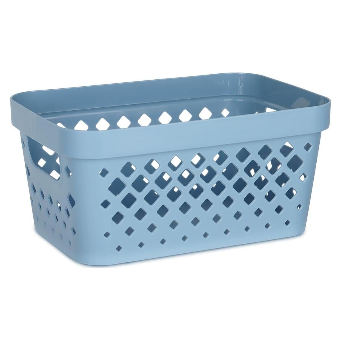 Cesta Plástica Glad para Organizar 3.78L Azul Marina