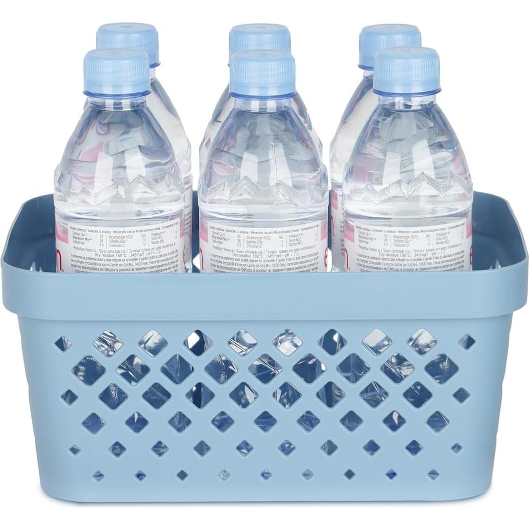 Cesta Plástica Glad para Organizar 3.78L Azul Marina