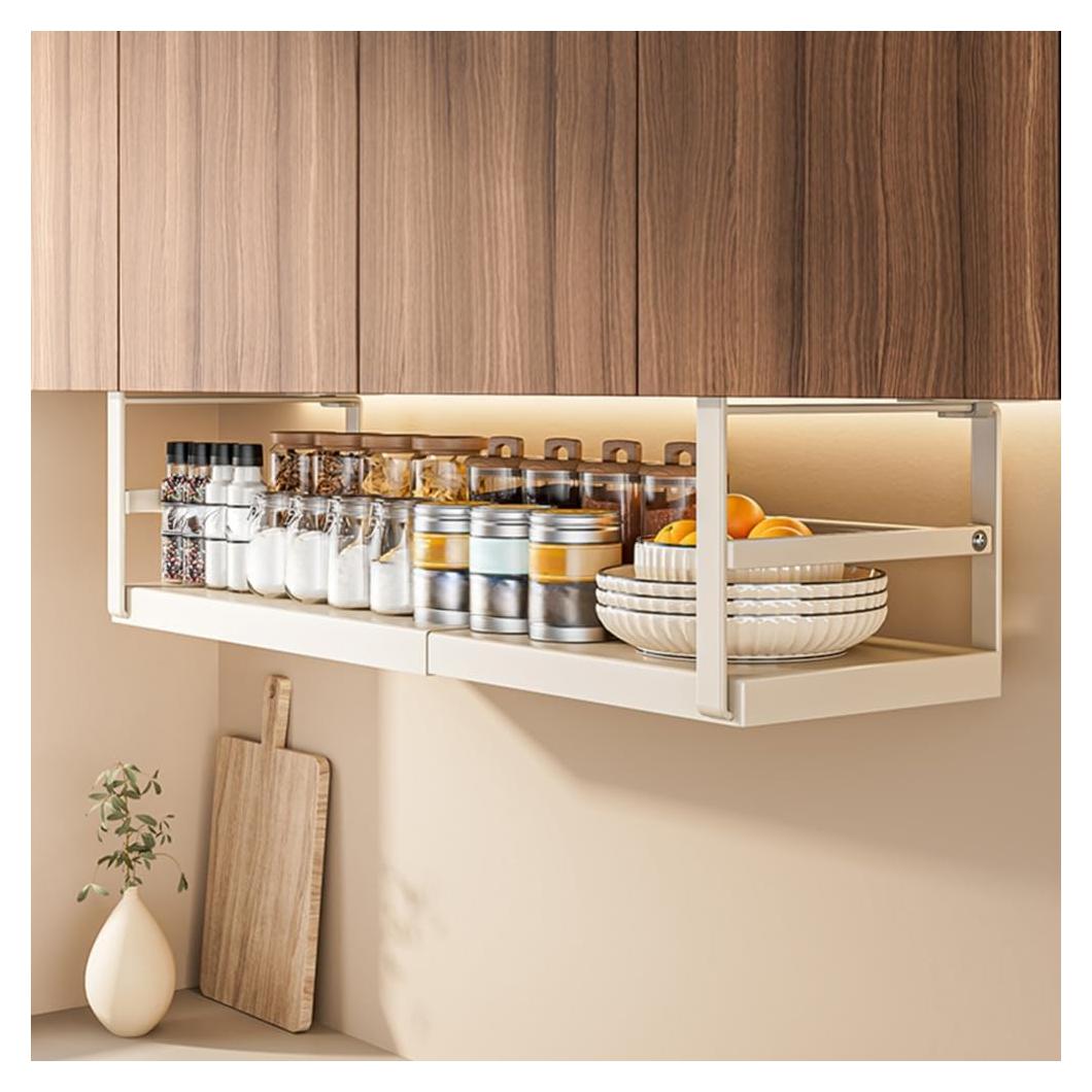 Estante Expandible Bajo el Gabinete Partslety Blanco 22 cm