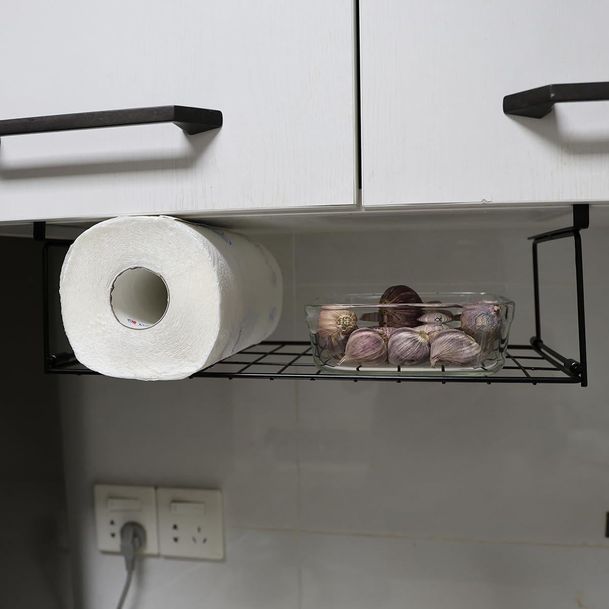 Organizador Colgante de Papel Aluminio y Plástico OKOMATCH Negro