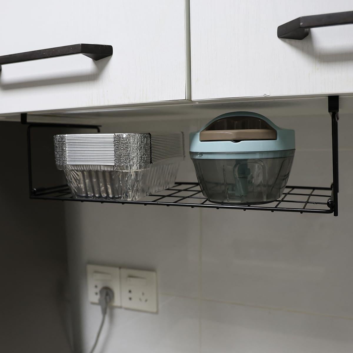 Organizador Colgante de Papel Aluminio y Plástico OKOMATCH Negro