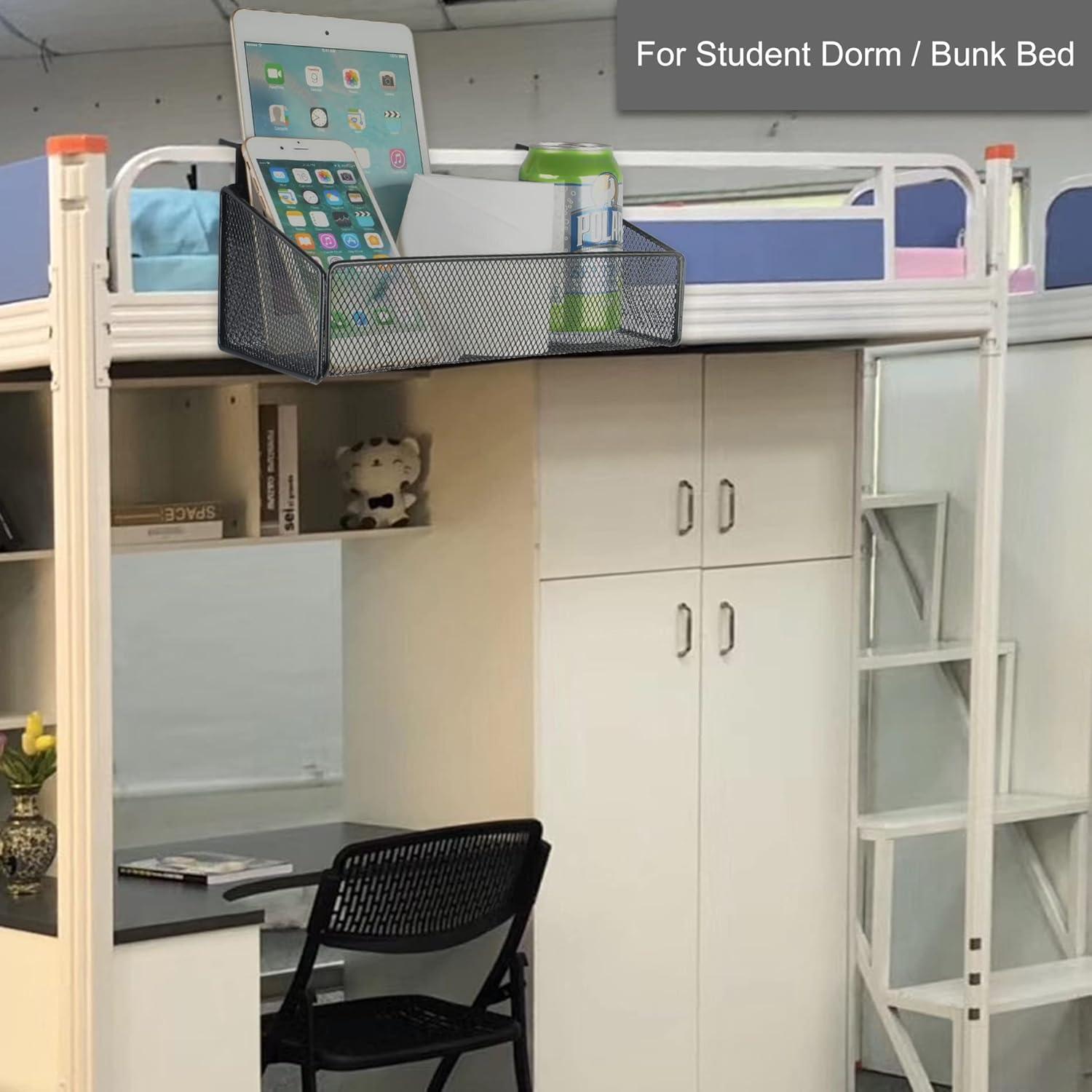 Cesta de Almacenamiento Colgante MATIMASU Negra con 5 Ganchos