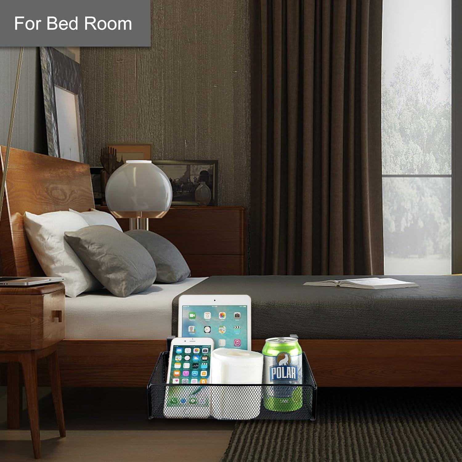 Cesta de Almacenamiento Colgante MATIMASU Negra con 5 Ganchos