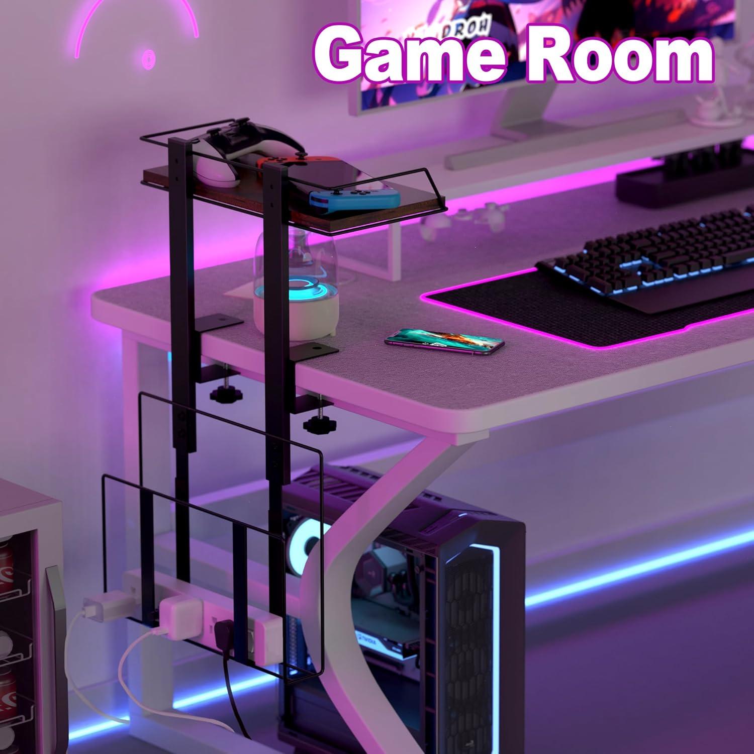 Estante de Escritorio Invech Ajustable con Abrazadera y Cesta