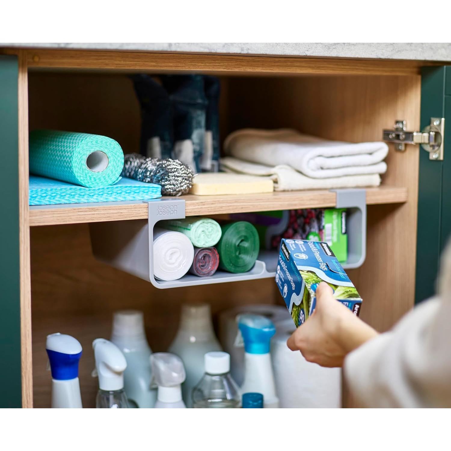 Organizador Bajo Estante Joseph Joseph para Film y Aluminio 33cm