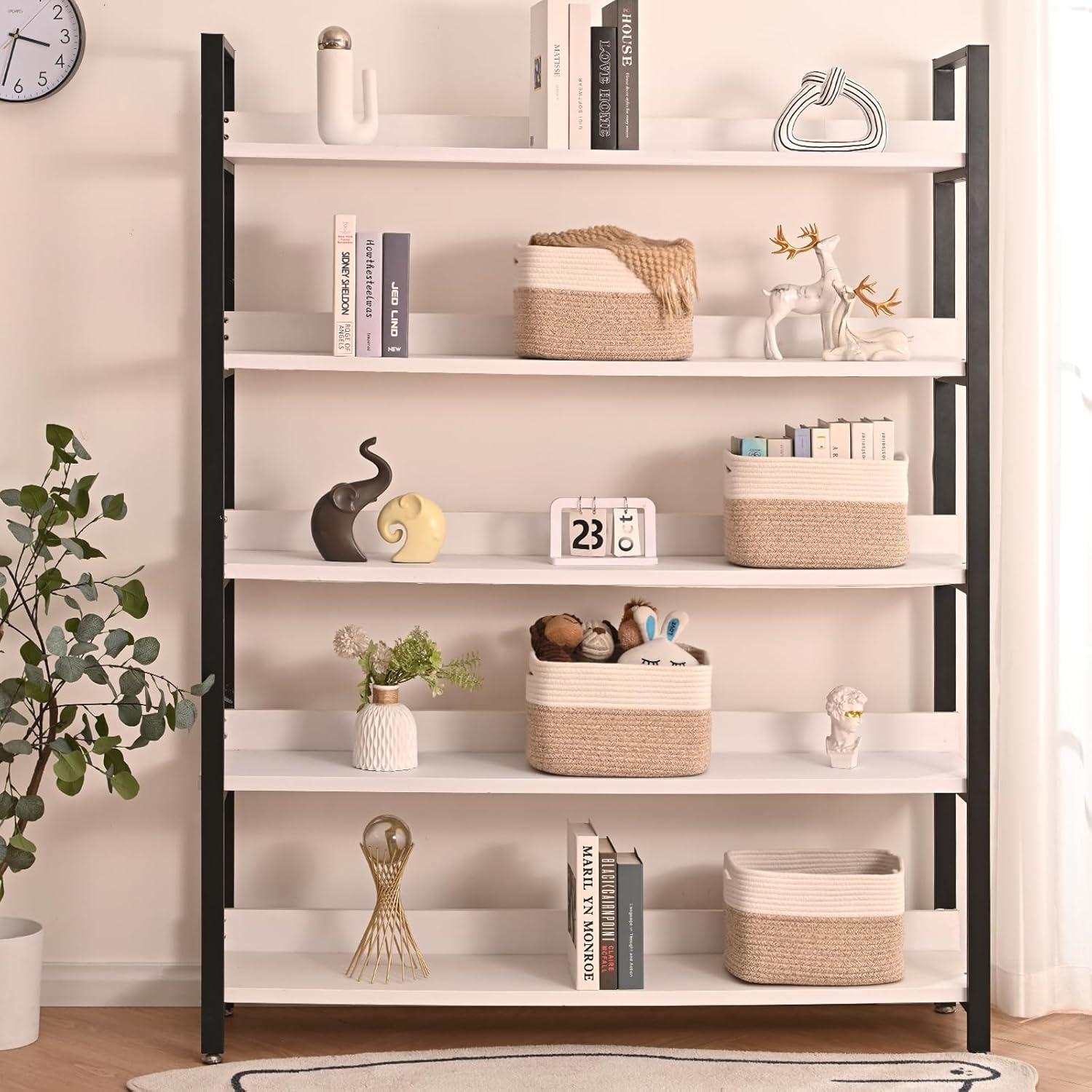 Cestas de Almacenamiento ICERZCZ 4 Piezas Algodón 15L