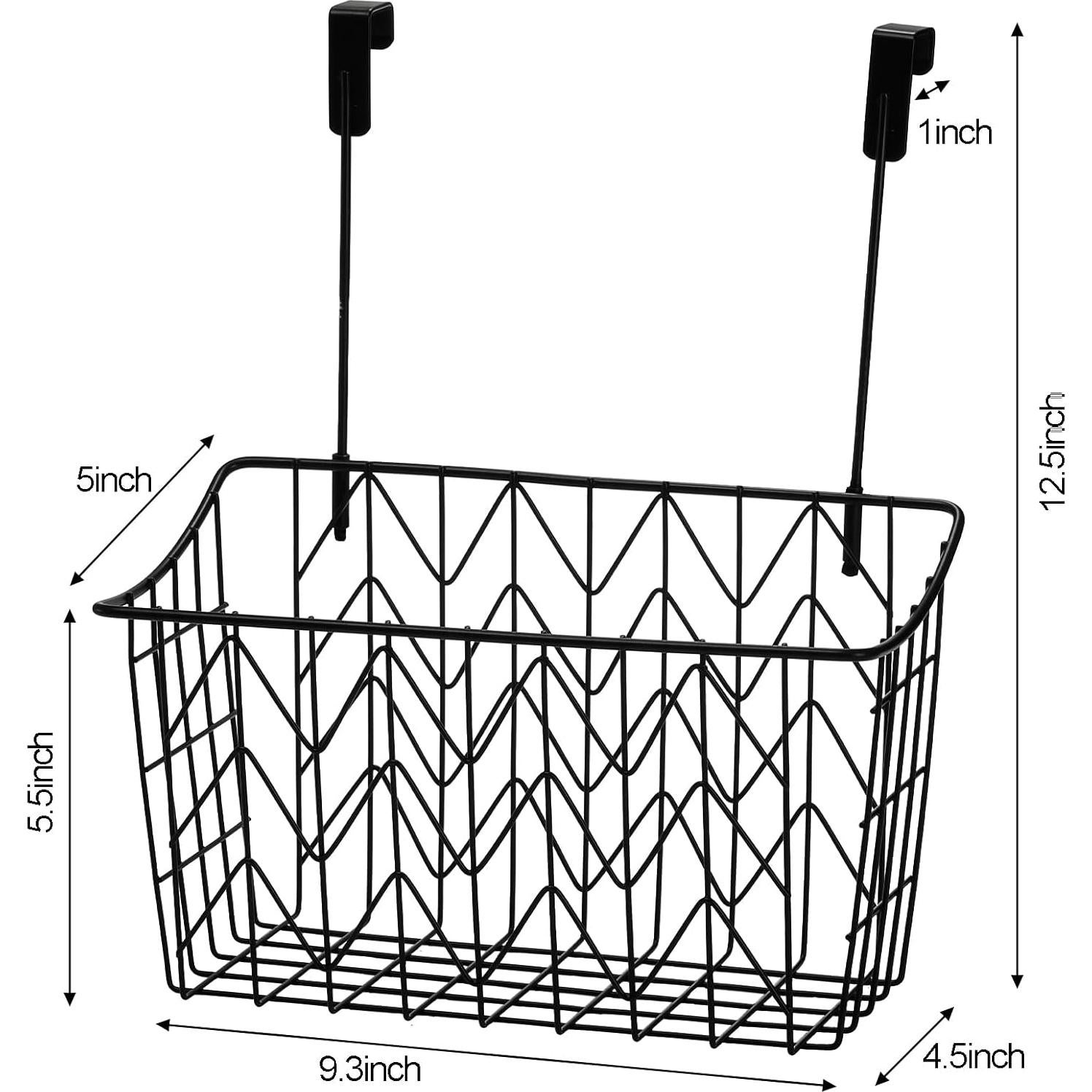 Organizador Colgante AVLA 2 Cestas Rejilla Metal 12.5x9.3x4.5cm