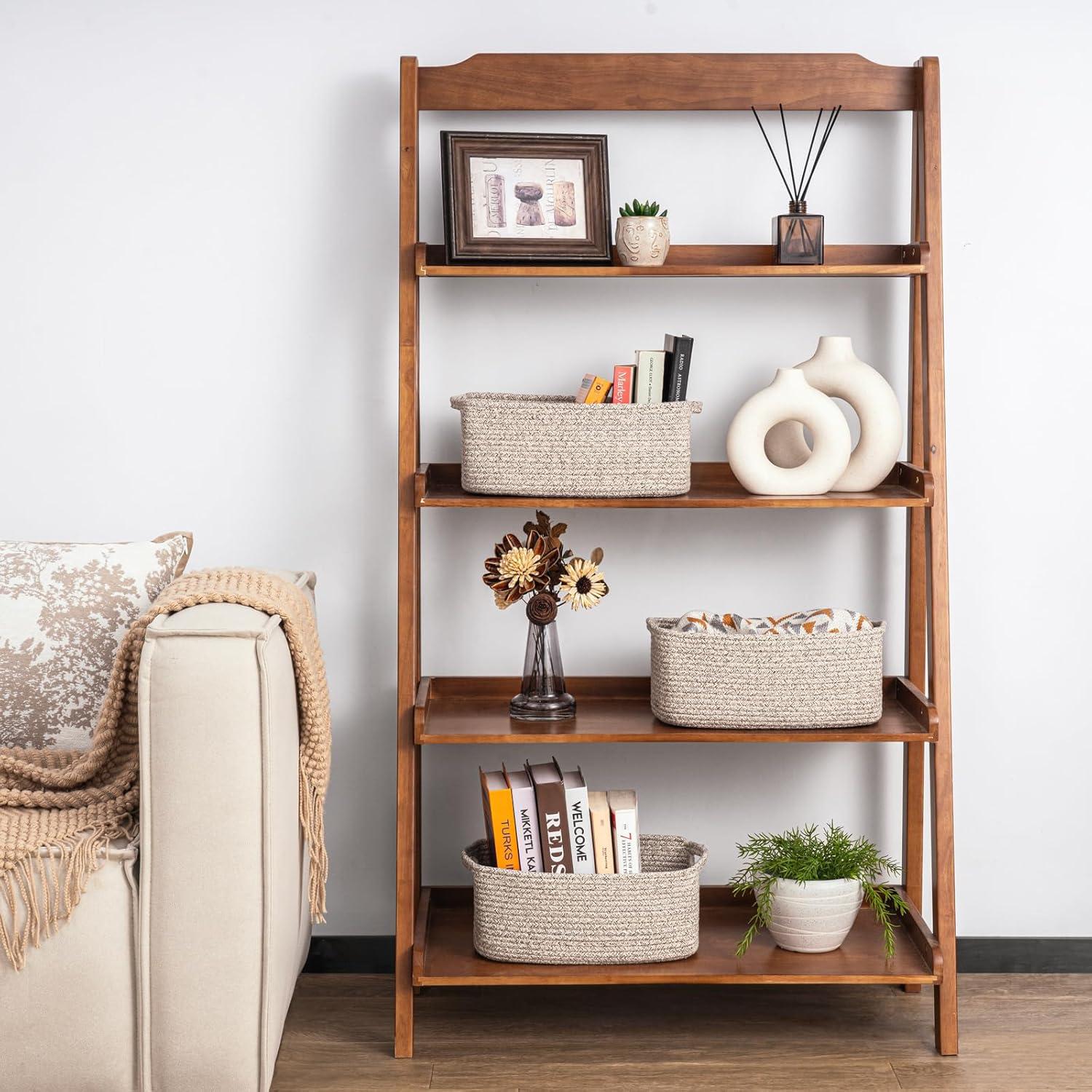 Cestas de Almacenamiento Goodpick 33x20x13 cm 3 Piezas Algodón