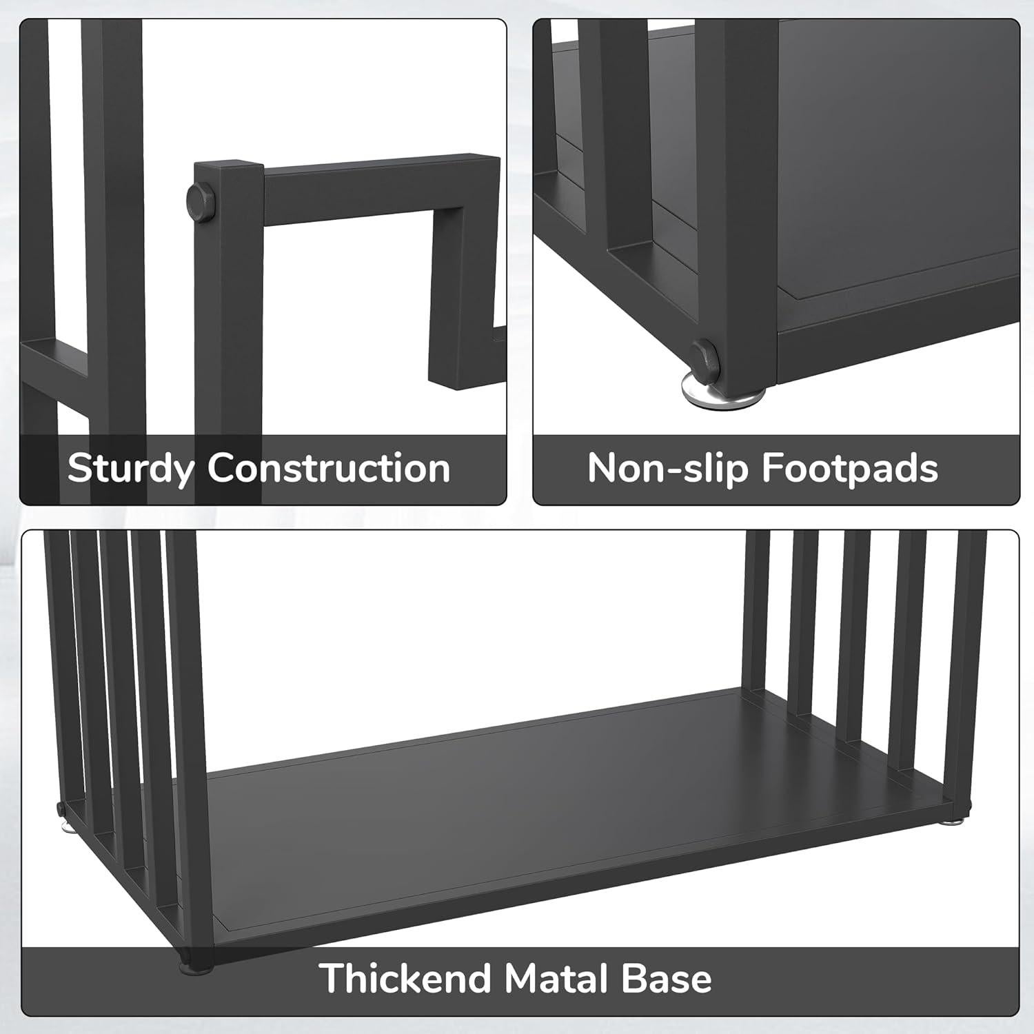 Soporte de exhibición de bufandas lesolar 5 niveles metal 150 cm