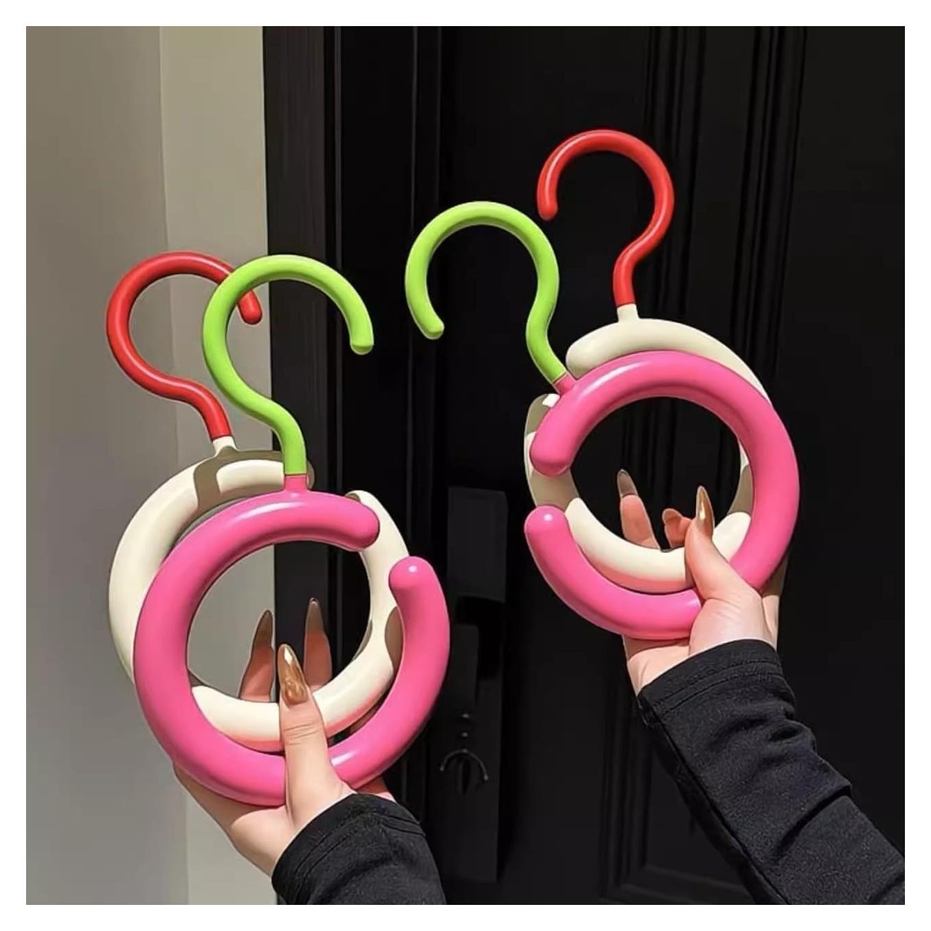 Organizador de Ganchos Rotativos MIXNEX 3 Pcs Coloridos 360°