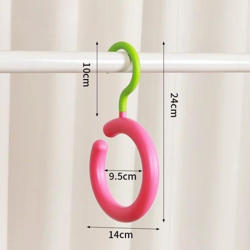 Organizador de Ganchos Rotativos MIXNEX 3 Pcs Coloridos 360°