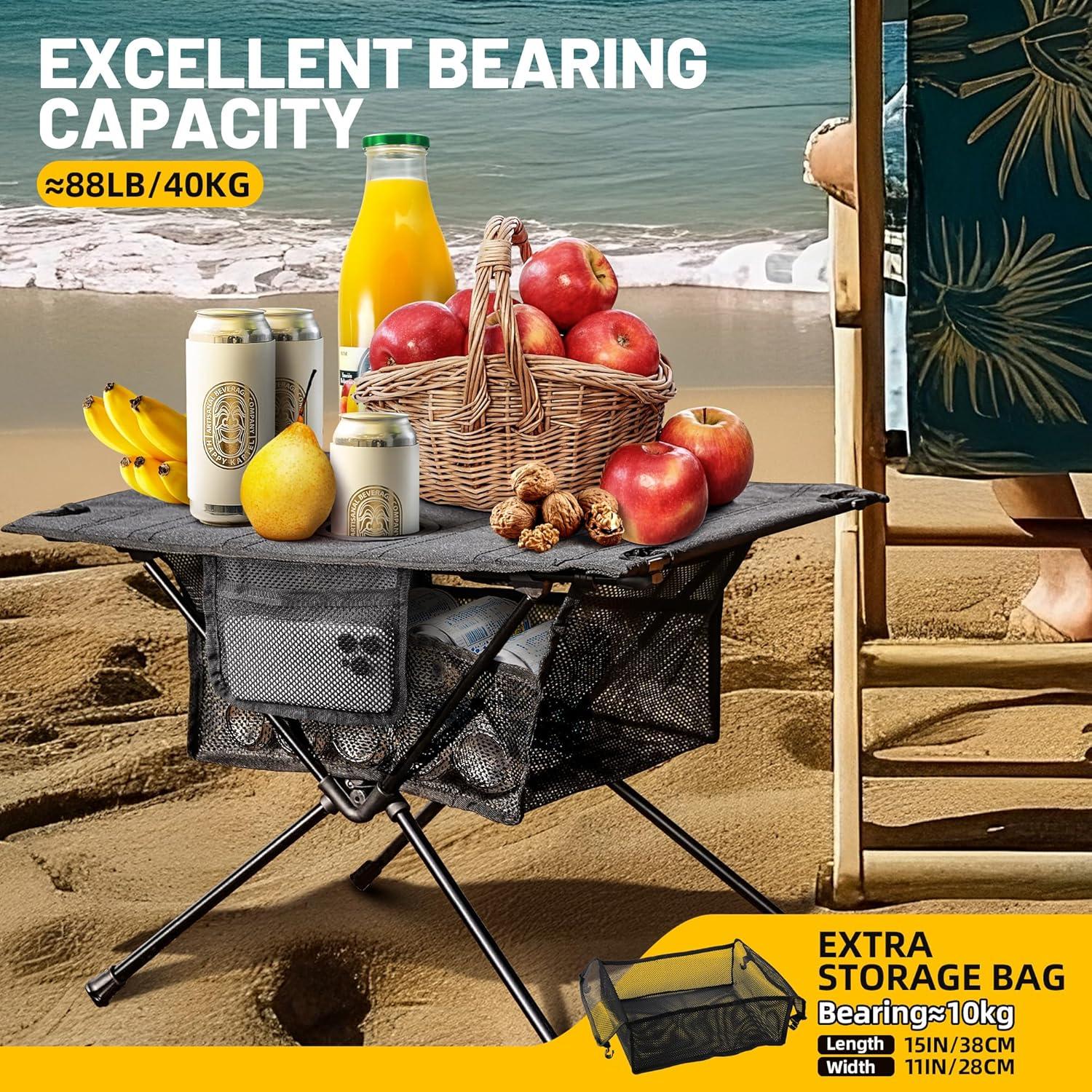 Mesa Plegable Camping ZUNE LOTOO 0.78 kg Compacta