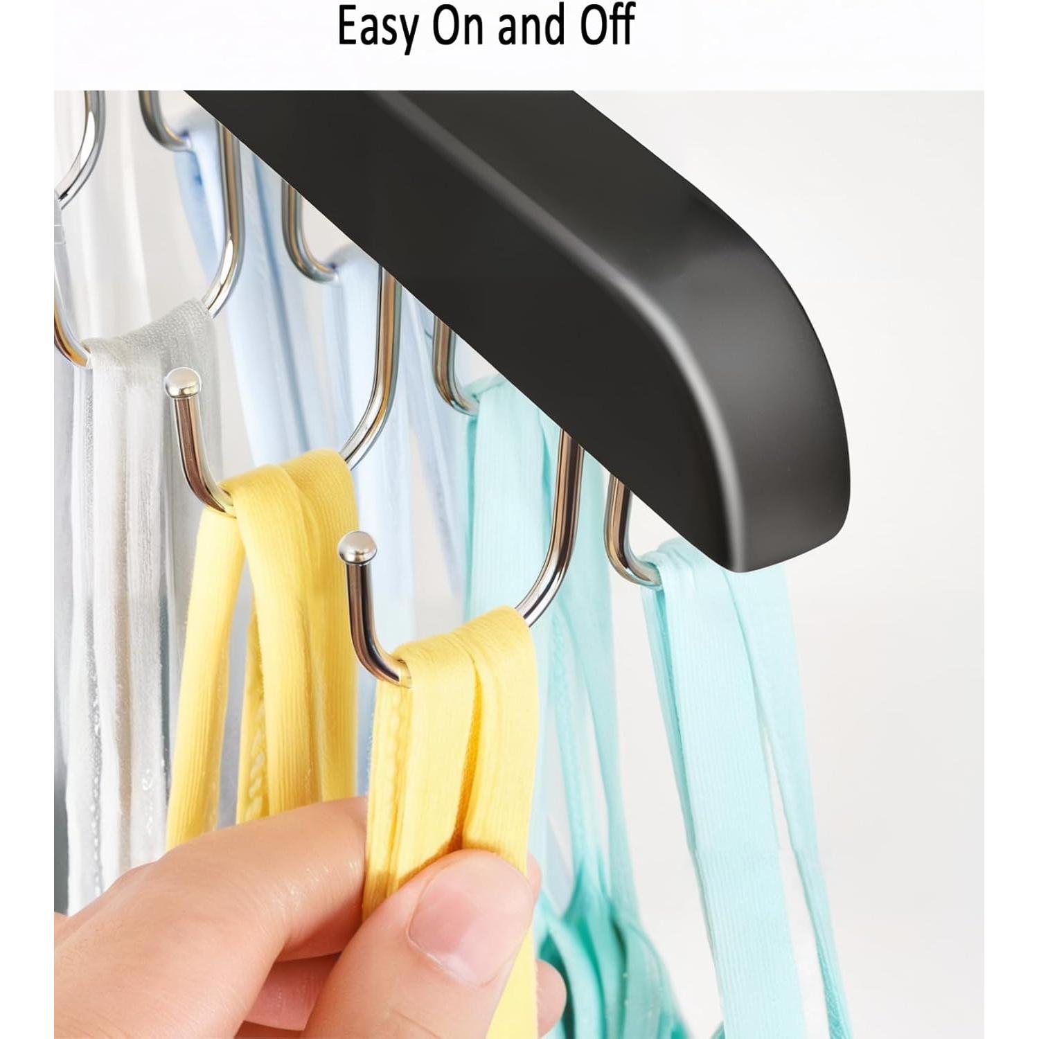 Organizador de Cinturones y Corbatas BEWITU 2 Piezas 14 Ganchos