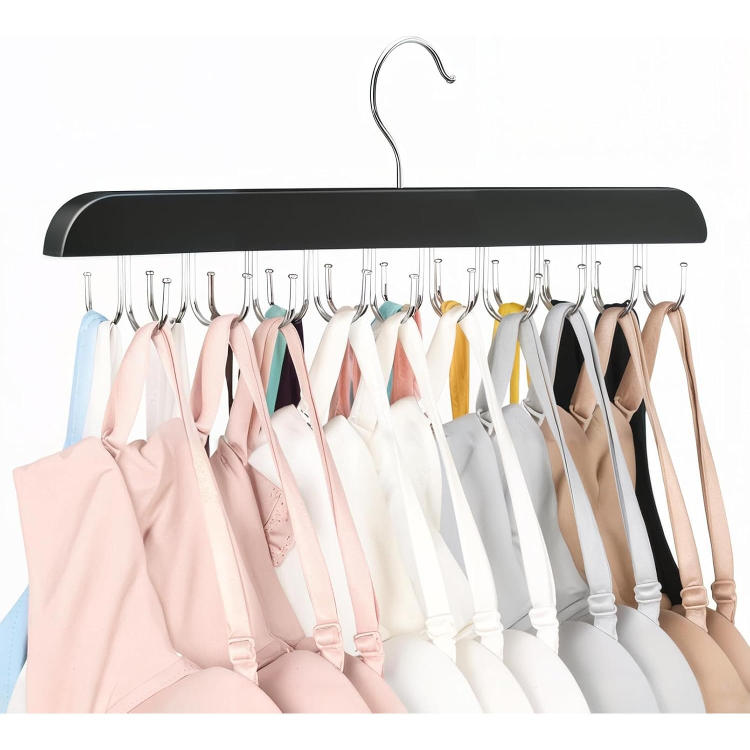 Organizador de Cinturones y Corbatas BEWITU 2 Piezas 14 Ganchos