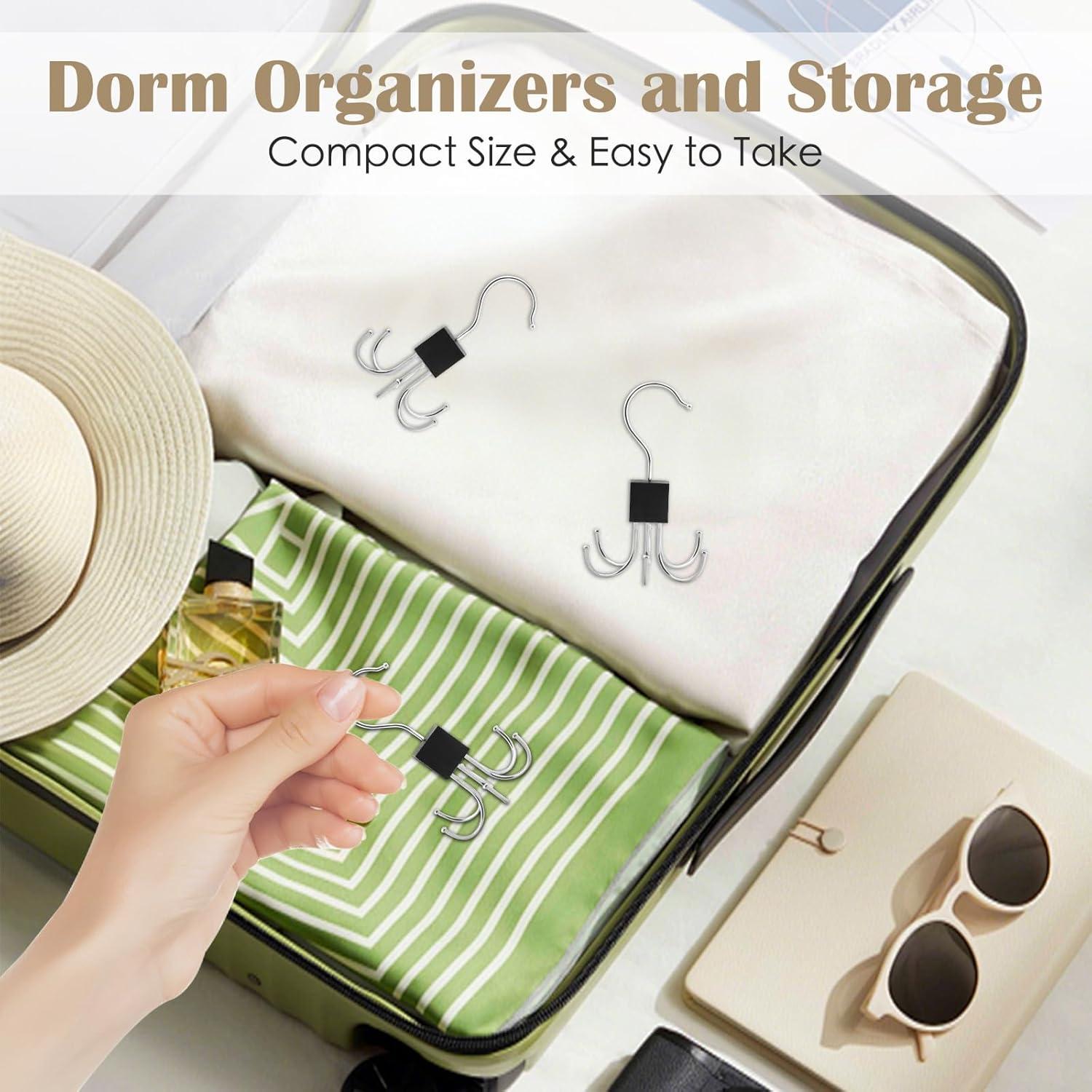 Pack de 3 Perchas Multifuncionales Aquzhou - Ahorra Espacio