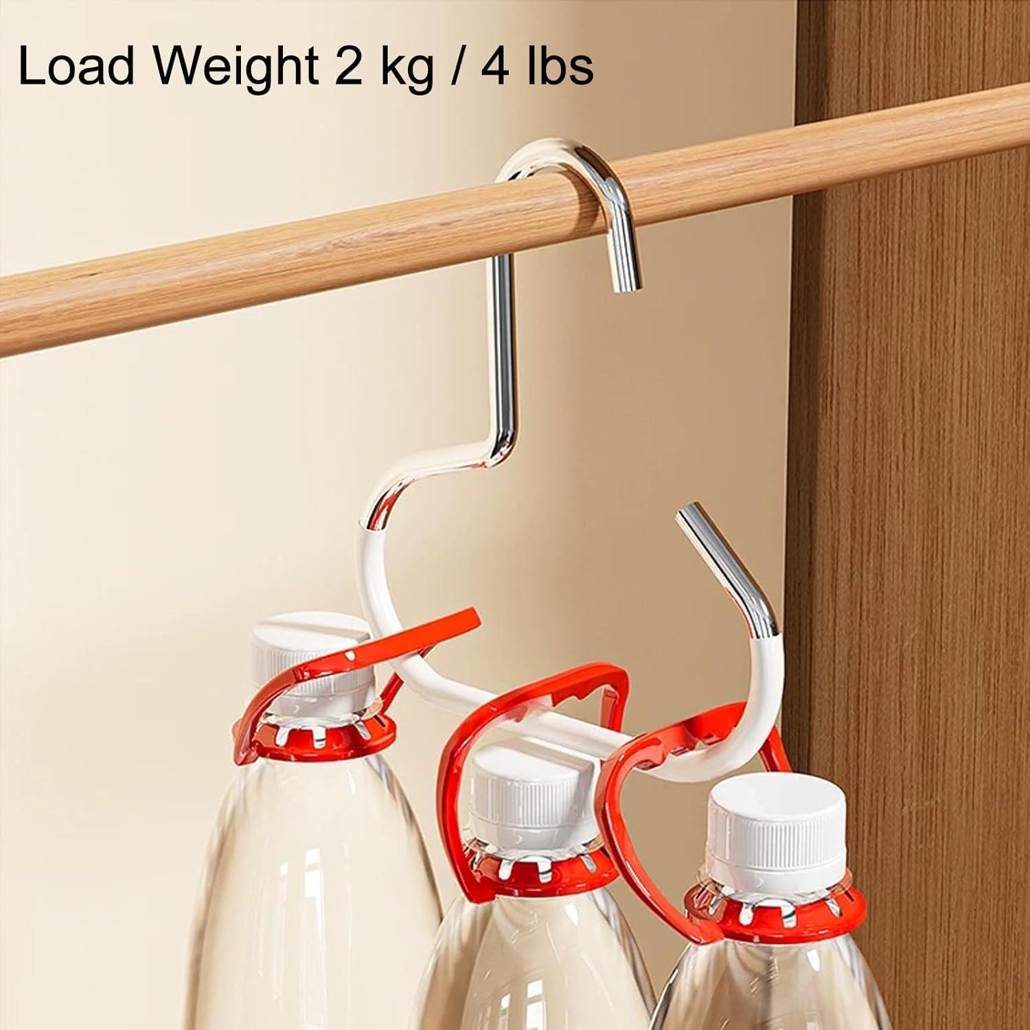 Organizador de Armario Heiboa 5PCS Antideslizante Blanco