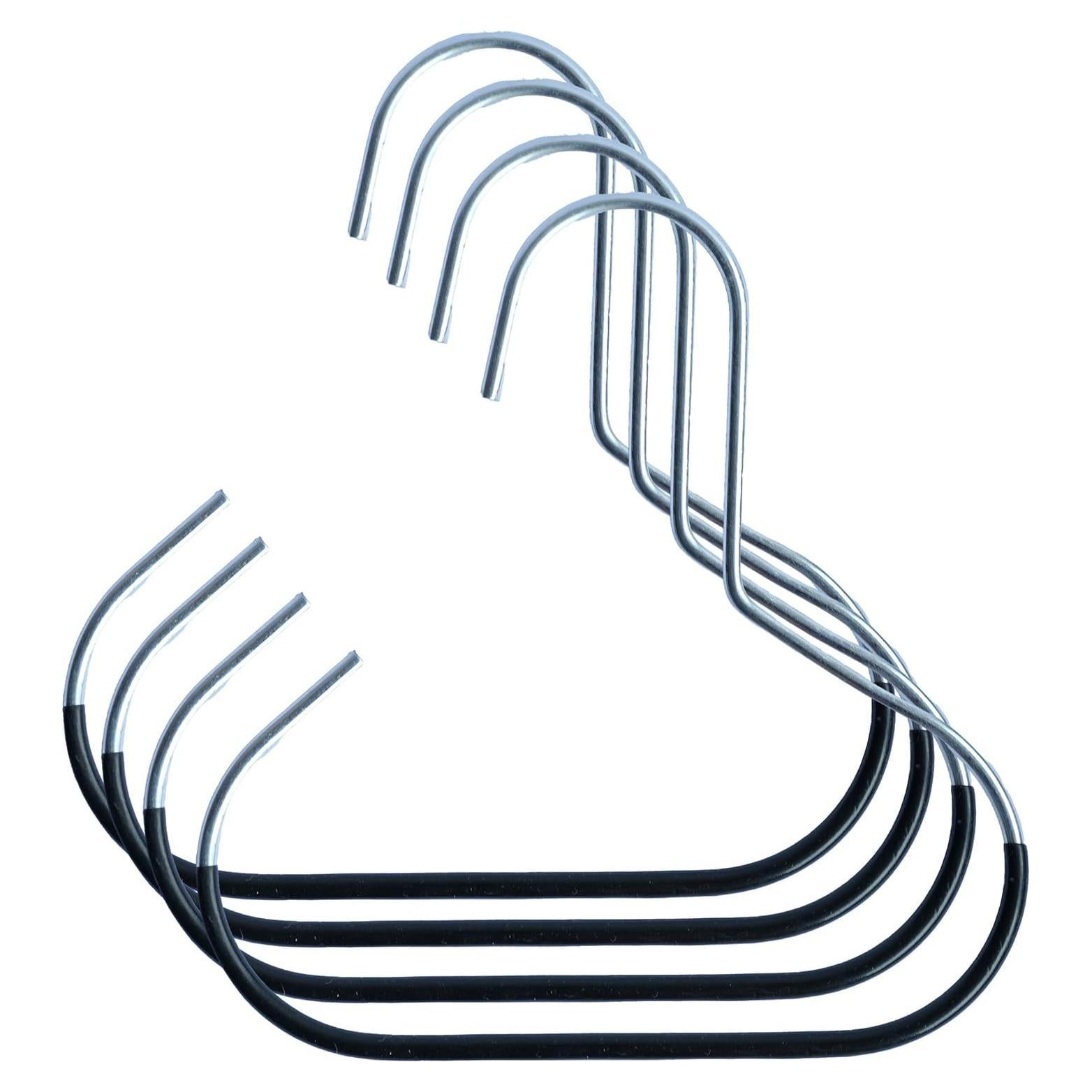 4 Perchas Antideslizantes para Bufandas Nueva Bendición Negro