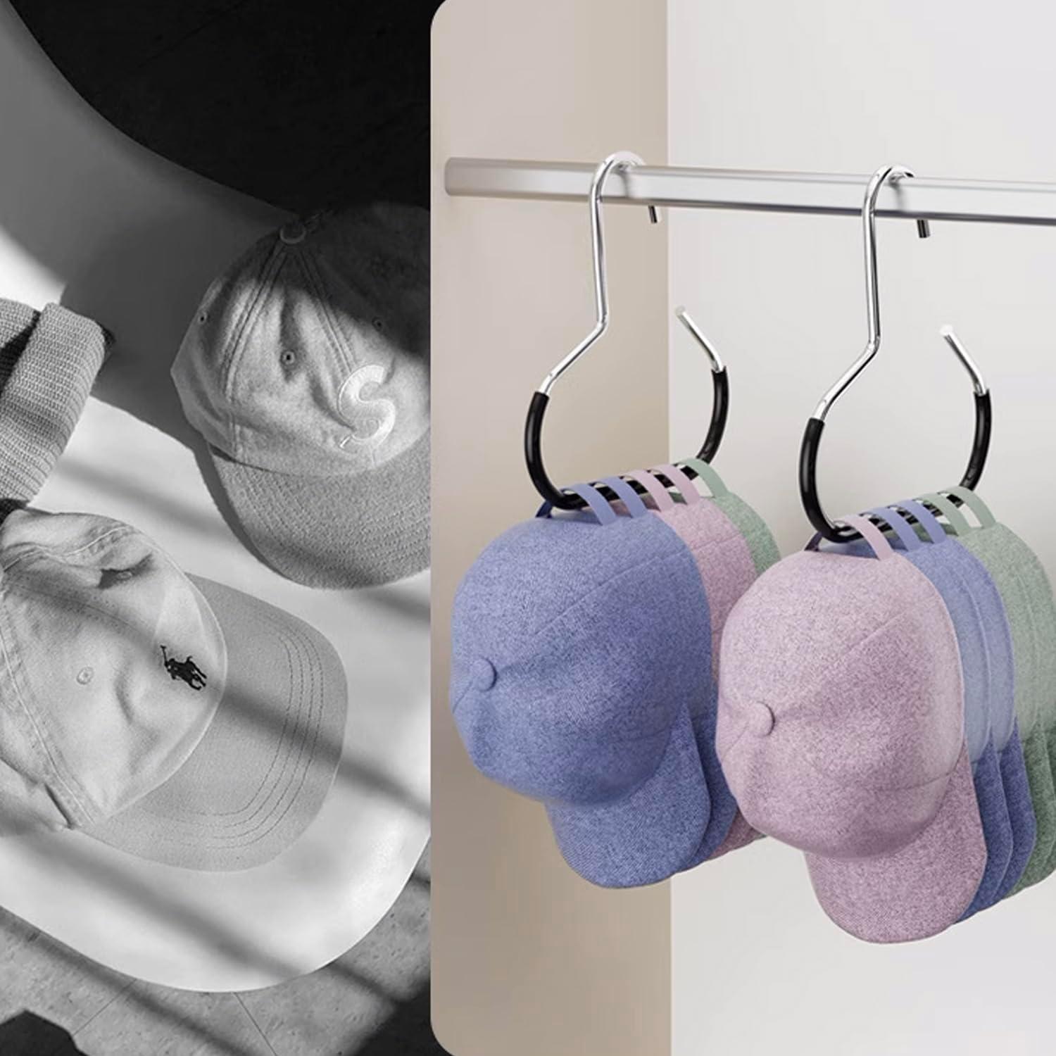 4 Perchas Antideslizantes para Bufandas Nueva Bendición Negro