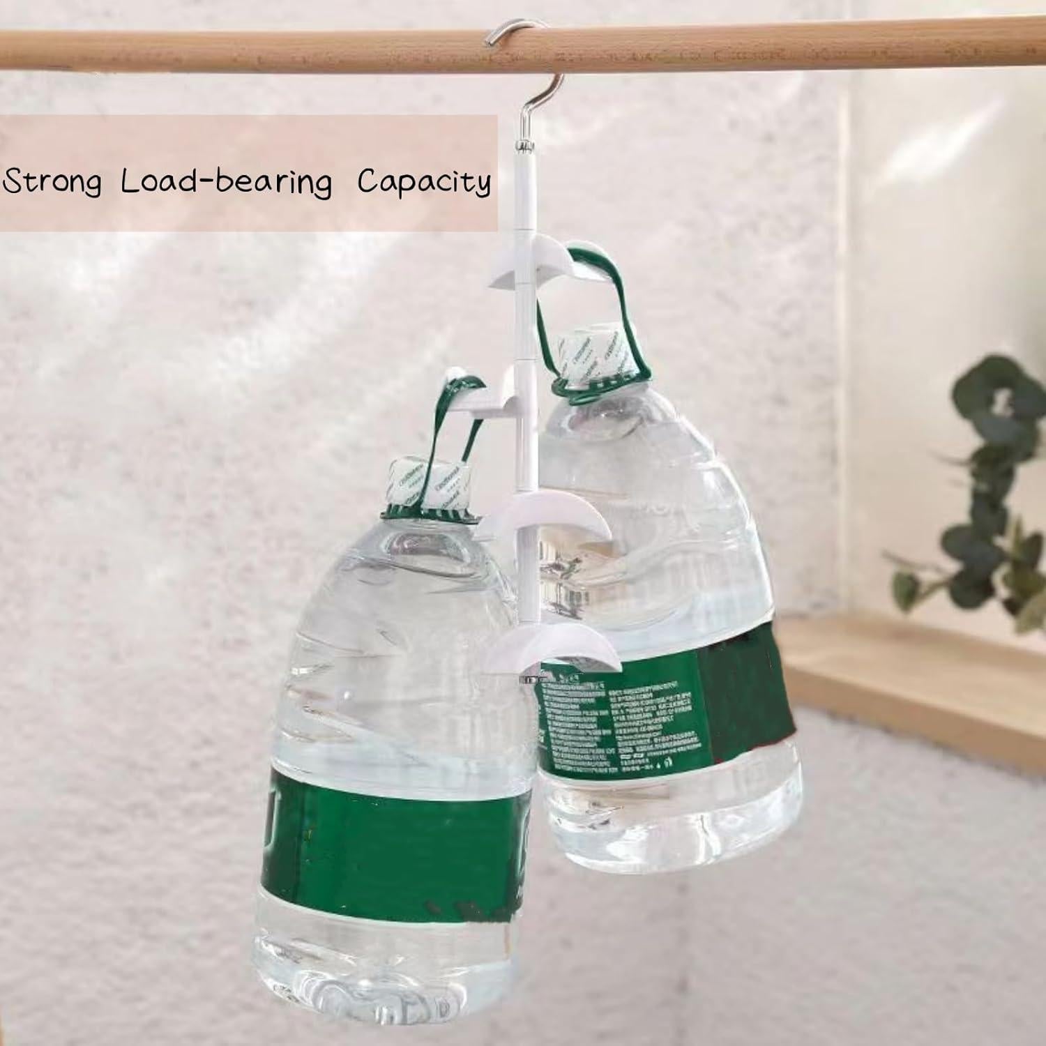 Soporte para Bolsos Lyellfe 3 Piezas Rotable 360° Blanco