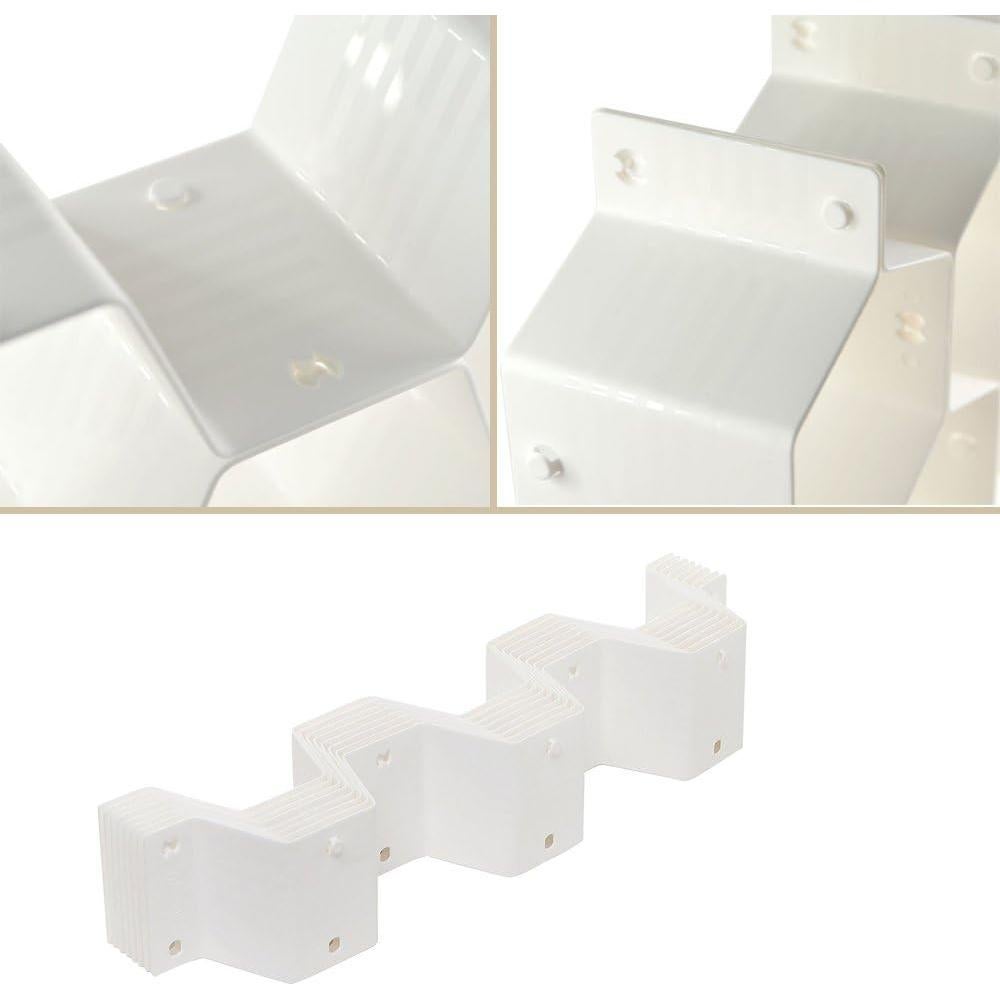 Organizador de Cajón Onerbuy 8 Piezas Hexagonal Blanco