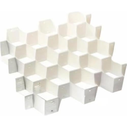 Organizador de Cajón Onerbuy 8 Piezas Hexagonal Blanco