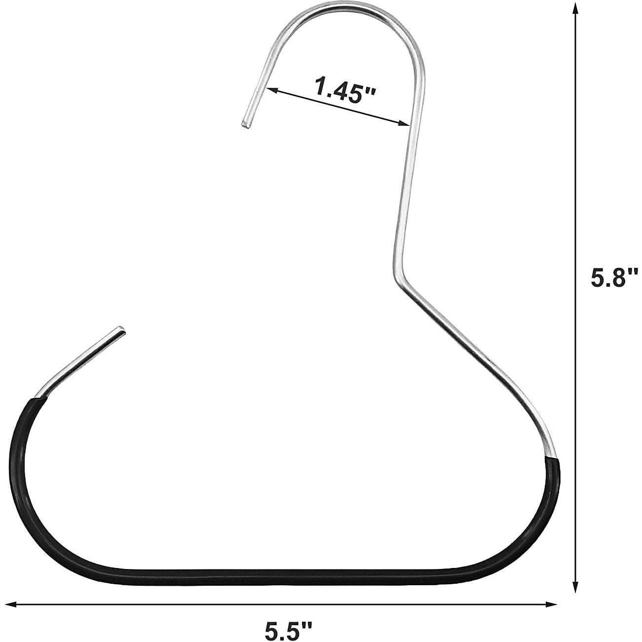 Organizador de Gorras YEMCHI 8 Paquetes Antideslizante Negro