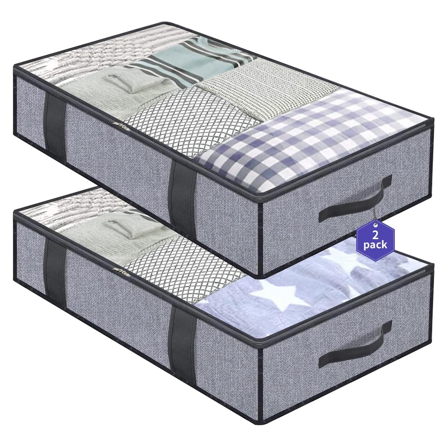 Bolsas de Almacenamiento Plegables Onlyeasy 100x50x15 cm 2 Pzas