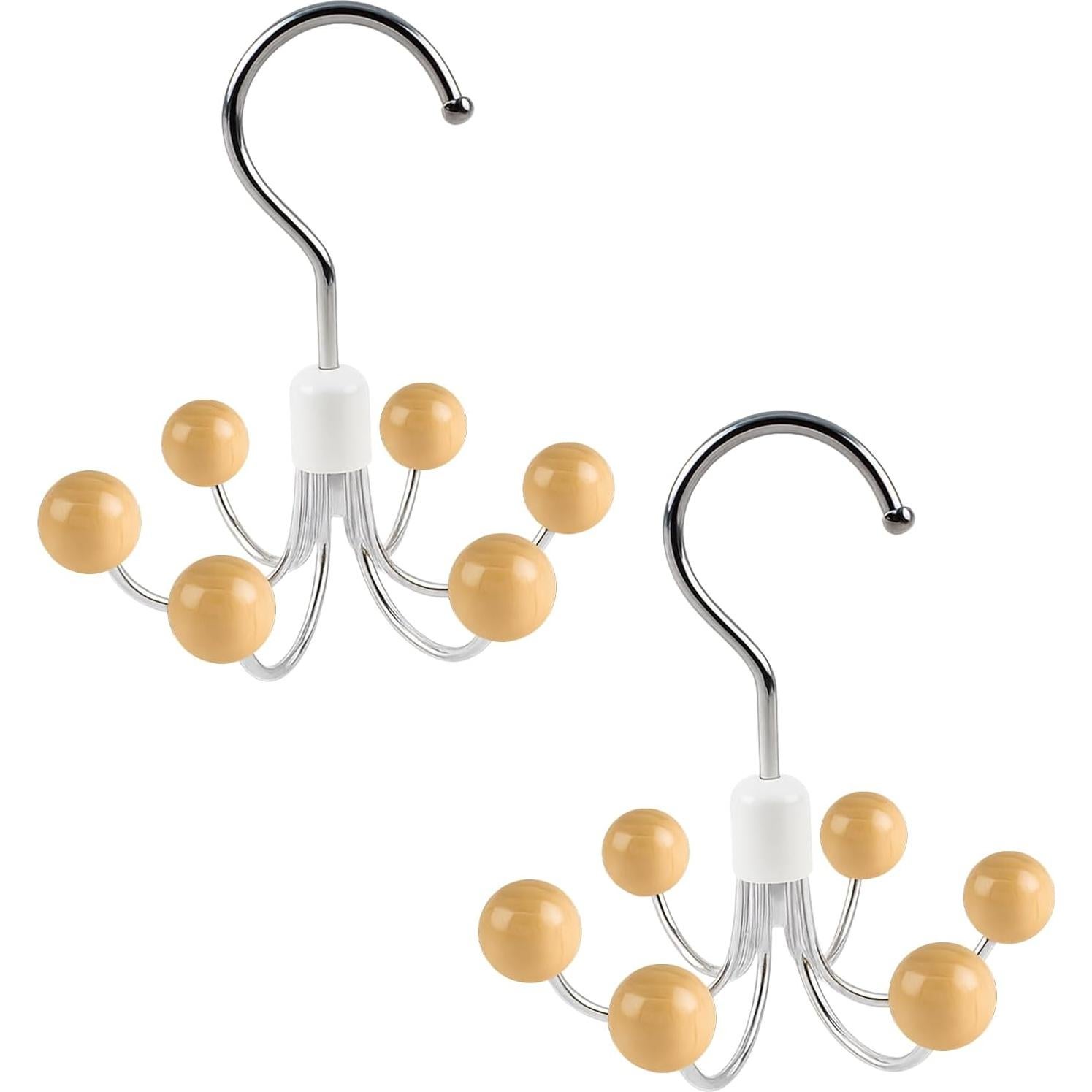 Perchas para Sudaderas CENELO 2 PCS con Gancho Giratorio 360°