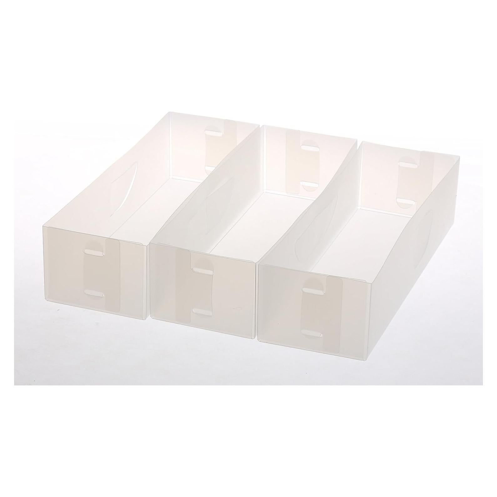 Organizadores de Cajones YBM HOME, Juego de 3 Plegables, Blanco