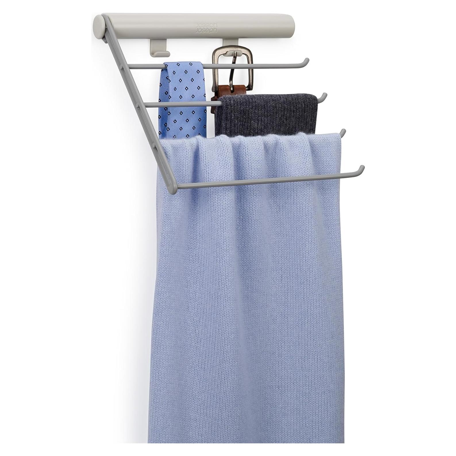 Organizador de Accesorios Joseph Joseph, Riel 4 Rieles para Corbatas y Bufandas