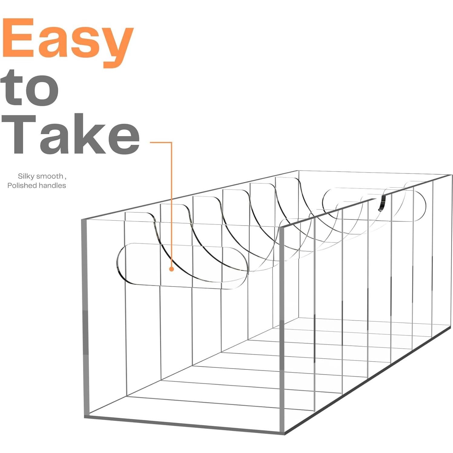 Organizador de Cinturones YUNEASELF Acrílico 7 Compartimentos