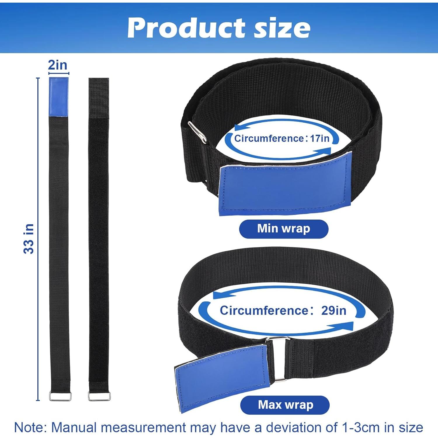 Correas de Sujeción Multipropósito PIHIL 83.82 cm Azul - Paquete de 4