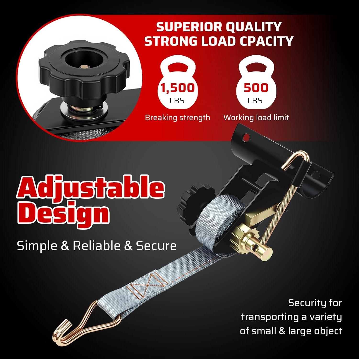 Correas de Sujeción Towmax 7.5ft (2.29m) con Gancho en J