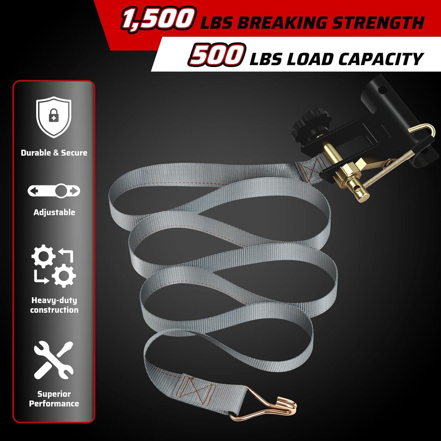 Correas de Sujeción Towmax 7.5ft (2.29m) con Gancho en J