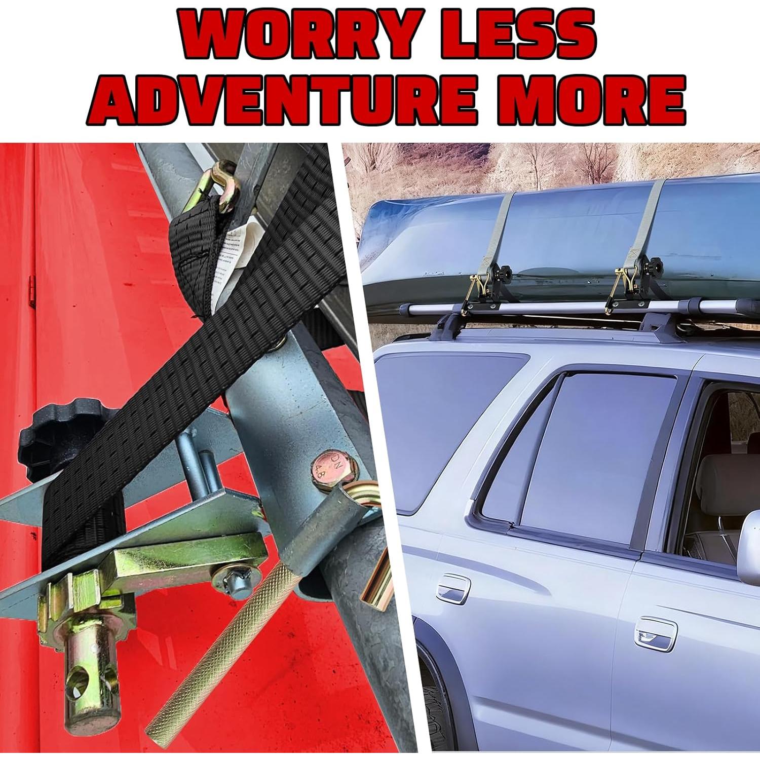 Correas de Sujeción Towmax 7.5ft (2.29m) con Gancho en J