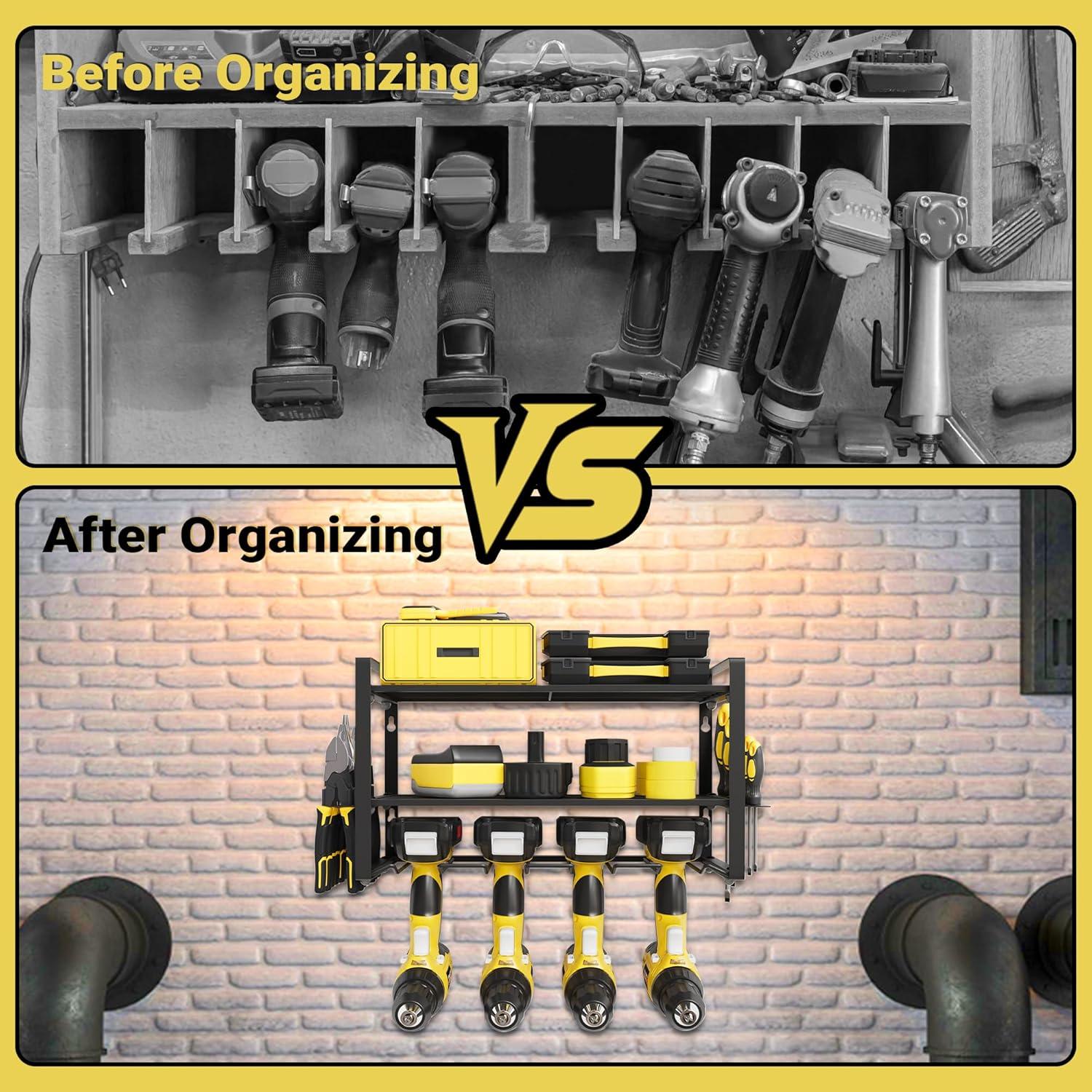 Estante Metálico de Pared HomeCurated 3 Niveles 81.65kg