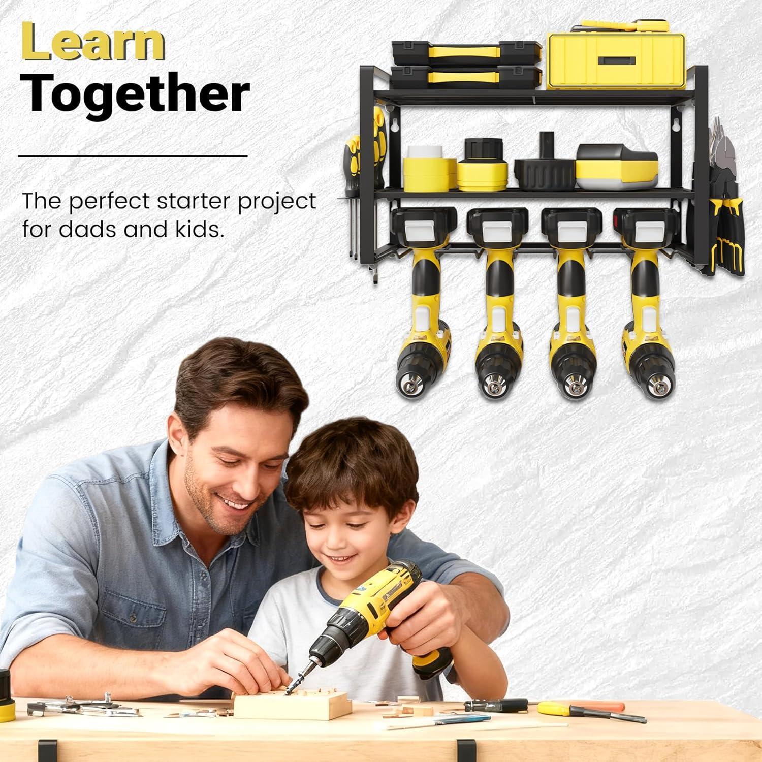 Estante Metálico de Pared HomeCurated 3 Niveles 81.65kg