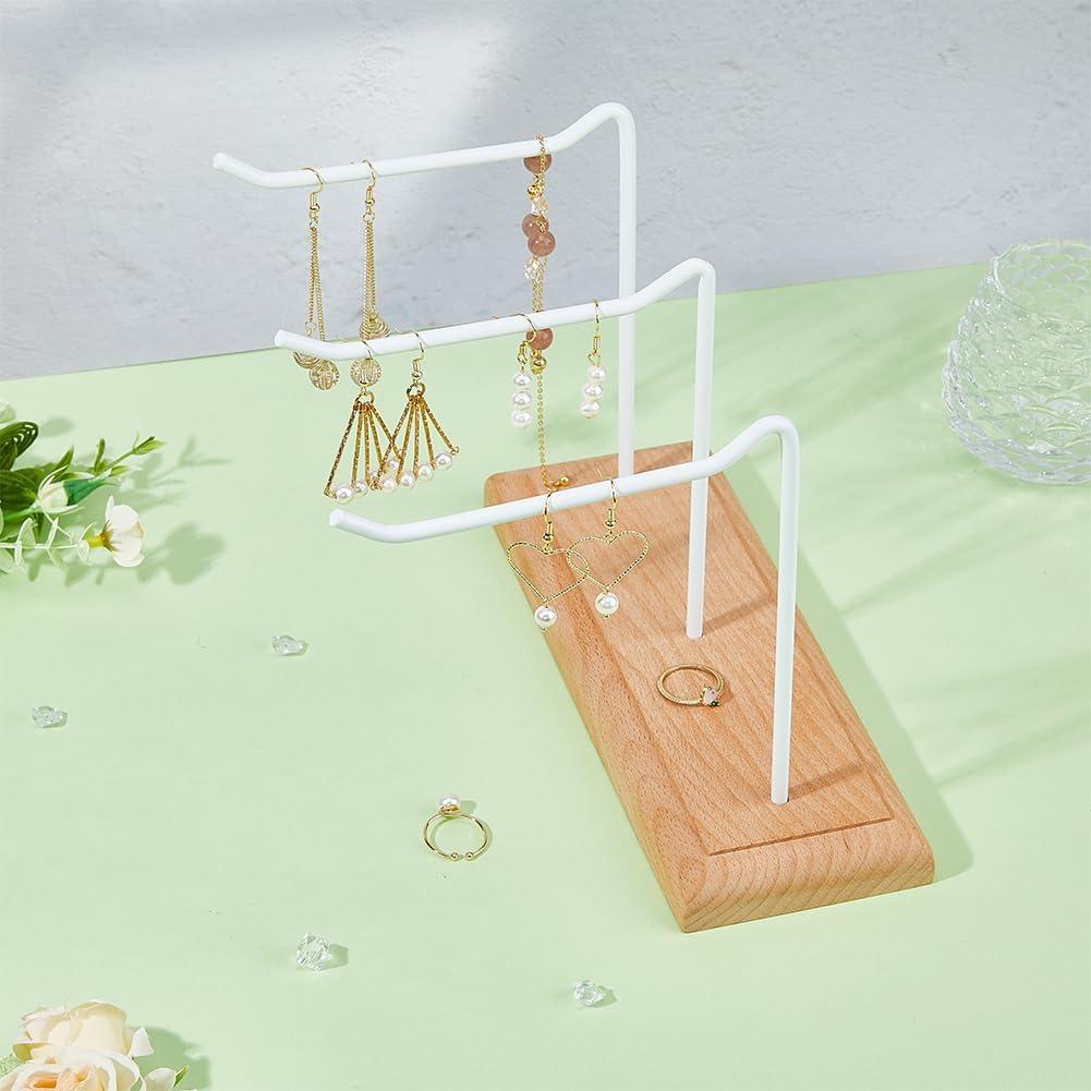 Soporte de Joyería HOBBIESAY Blanco 17x21x16.5 cm Desmontable