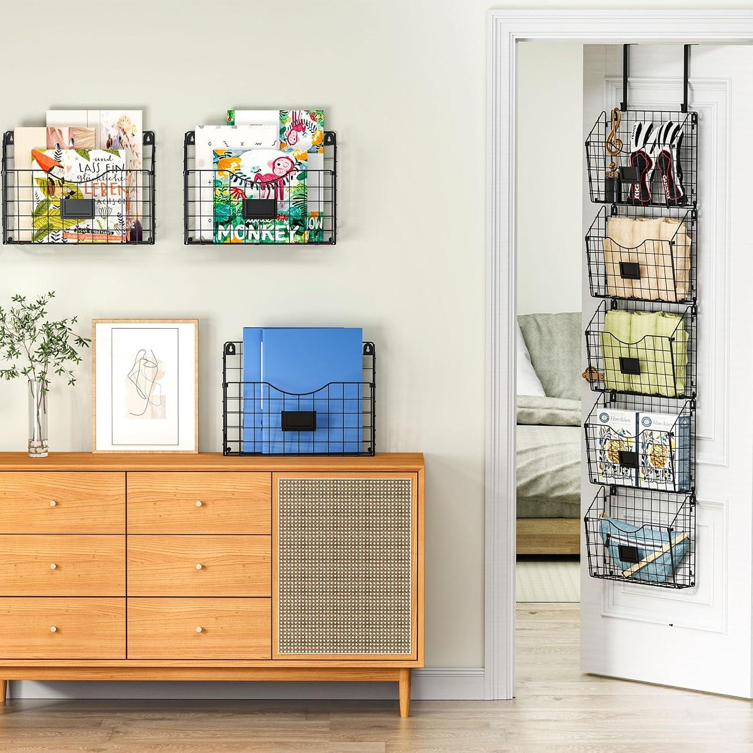 Soporte de Archivos Colgante X-cosrack 3 Niveles Metal Negro